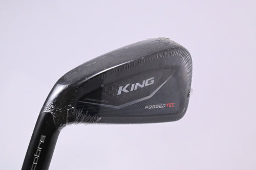 Left Hand Cobra King Forged Tec Black #4 Iron / 21 Degree / Stiff Flex KBS Tour