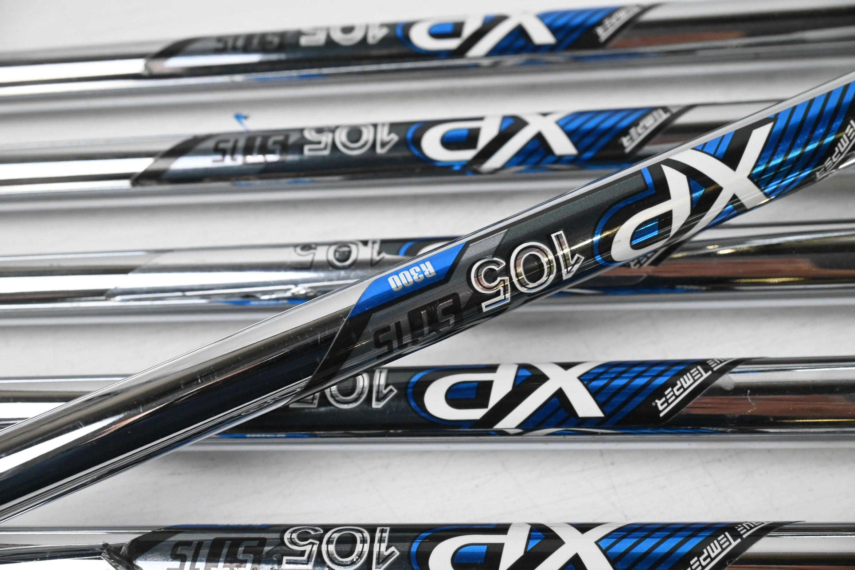 Left Hand Callaway Steelhead XR Pro Irons / 5-PW+GW / Regular Flex XP 105 Shafts