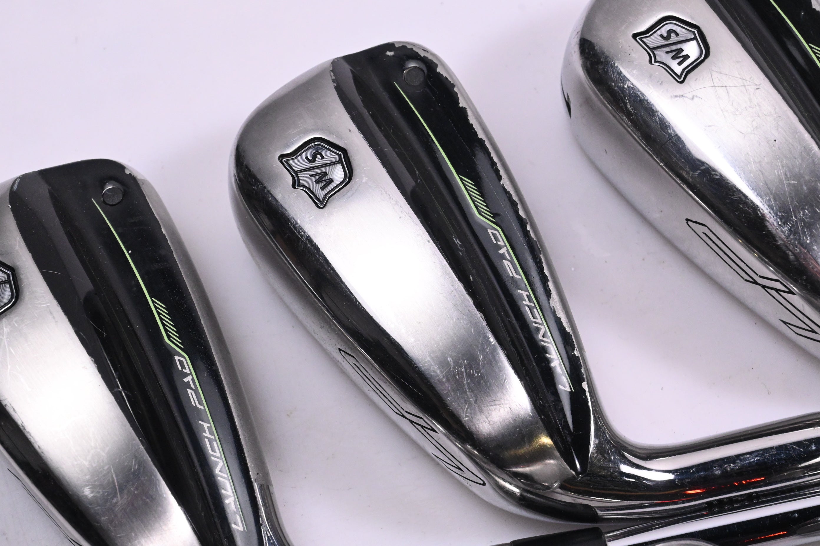 Left Hand Wilson Launch Pad 2022 Irons / 5-PW / Regular Flex KBS Tour 105