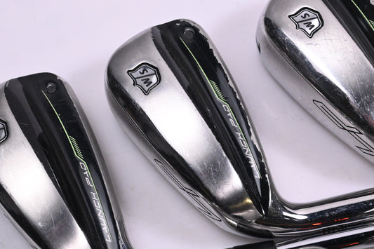 Left Hand Wilson Launch Pad 2022 Irons / 5-PW / Regular Flex KBS Tour 105