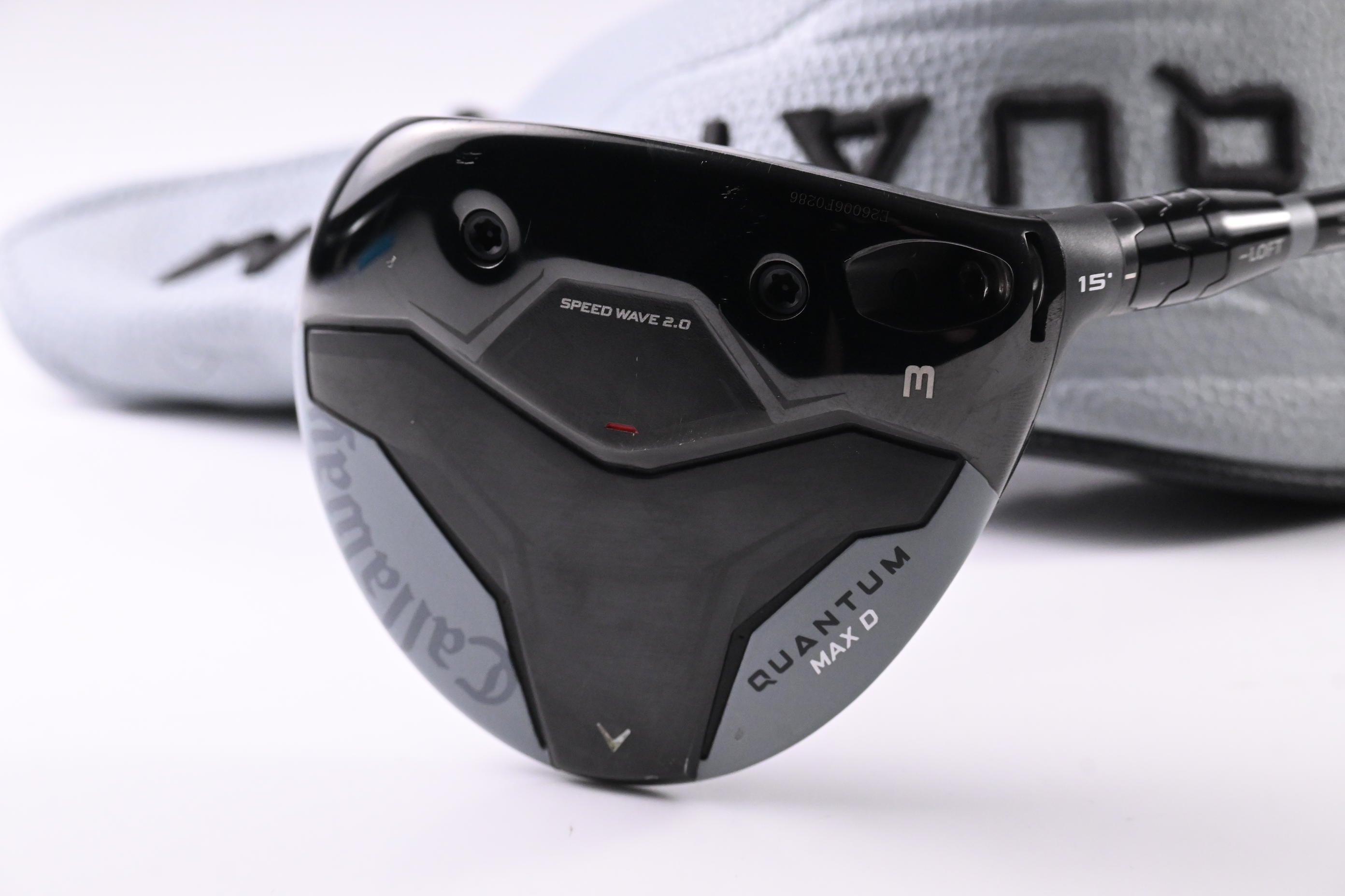 Callaway Quantum Max D #3 Wood / 15 Degree / Regular Flex Denali Frost Silver 60