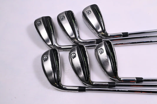 Left Hand Wilson Launch Pad 2022 Irons / 5-PW / Regular Flex KBS Tour 105