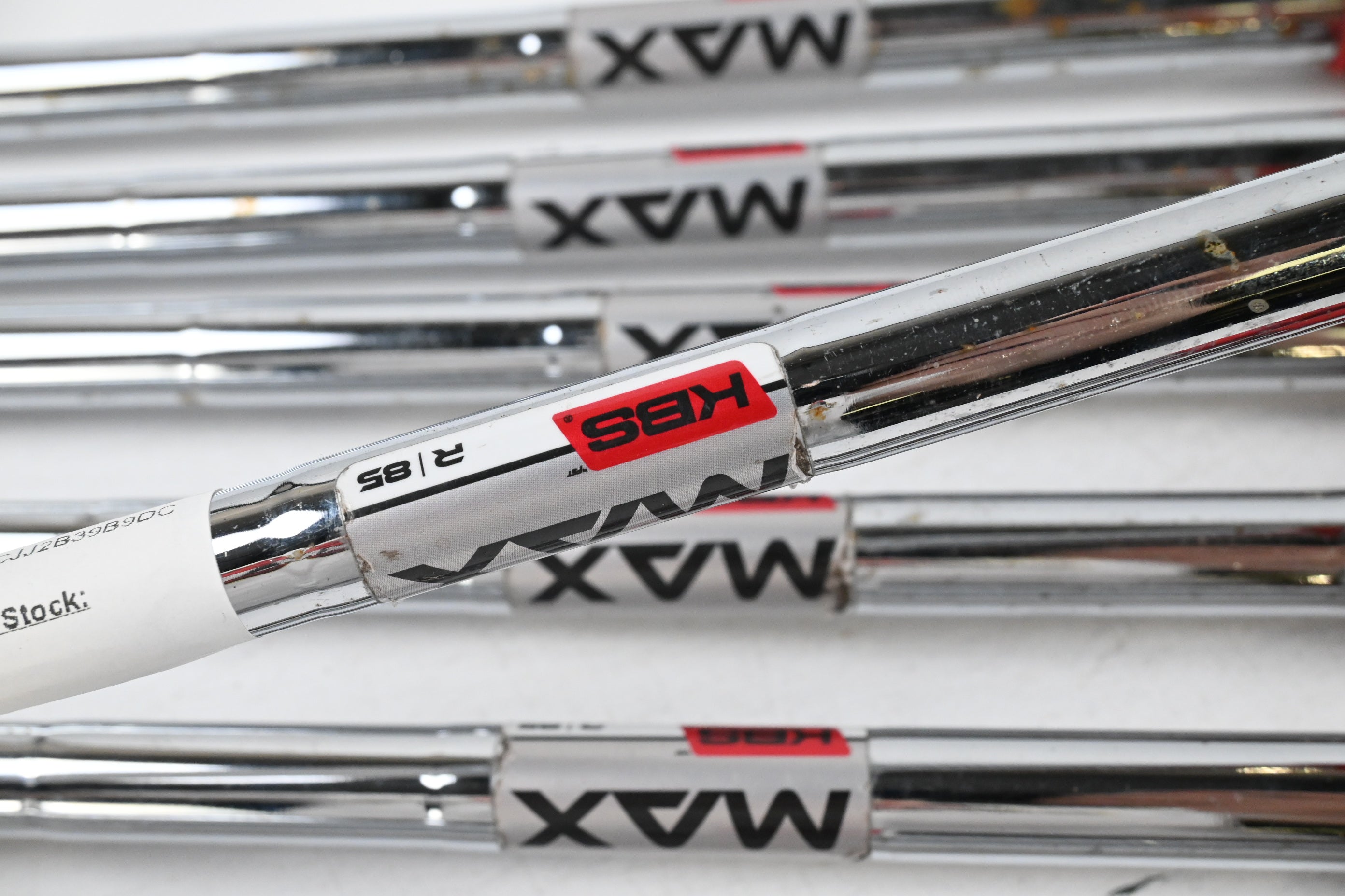 Taylormade M4 Irons / 5-PW+SW  / Regular Flex KBS MAX 85 Shafts