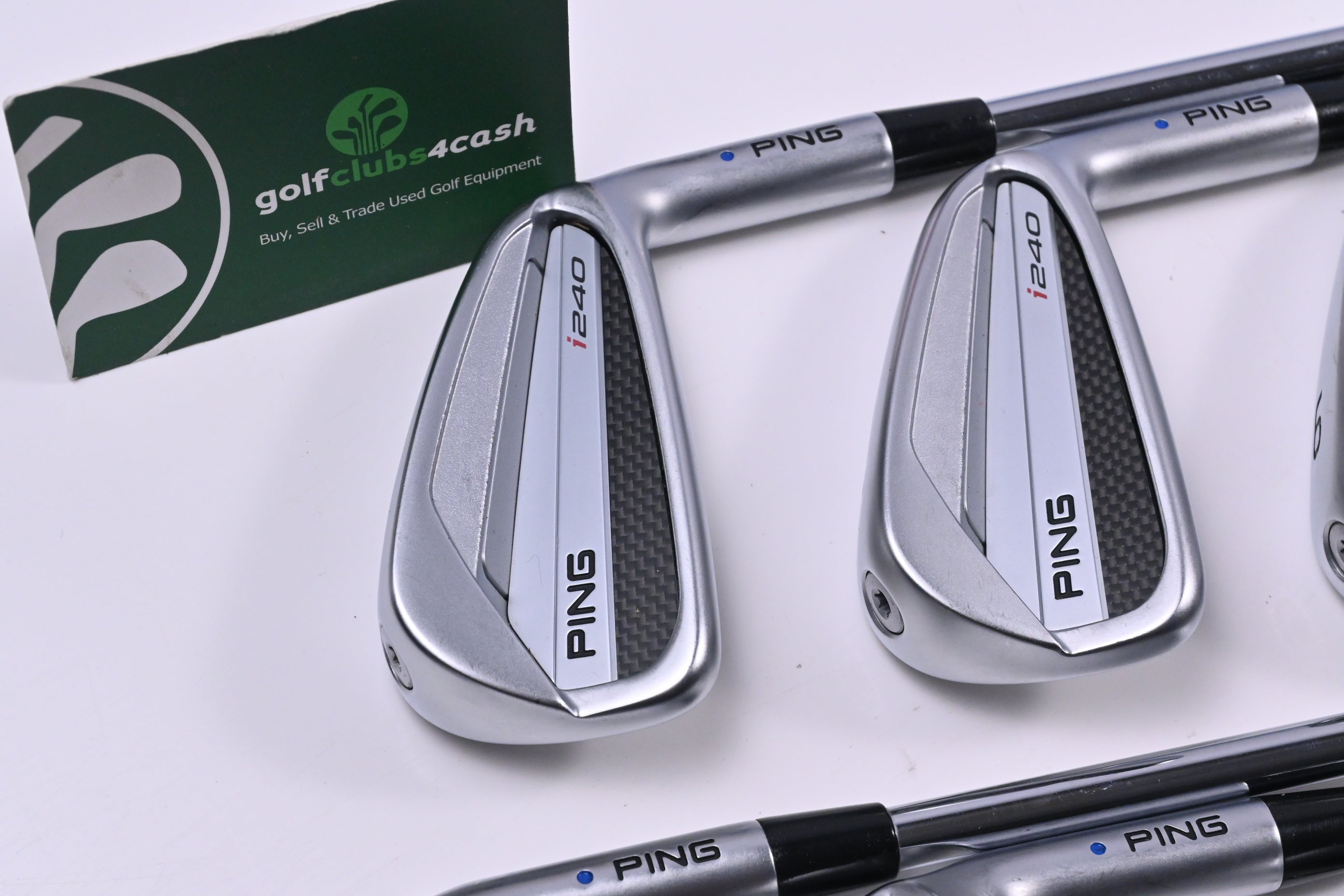 Ping I240 Irons / 4-PW+GW / Blue Dot / X-Flex Dynamic Gold Mid 115 X100 Shafts