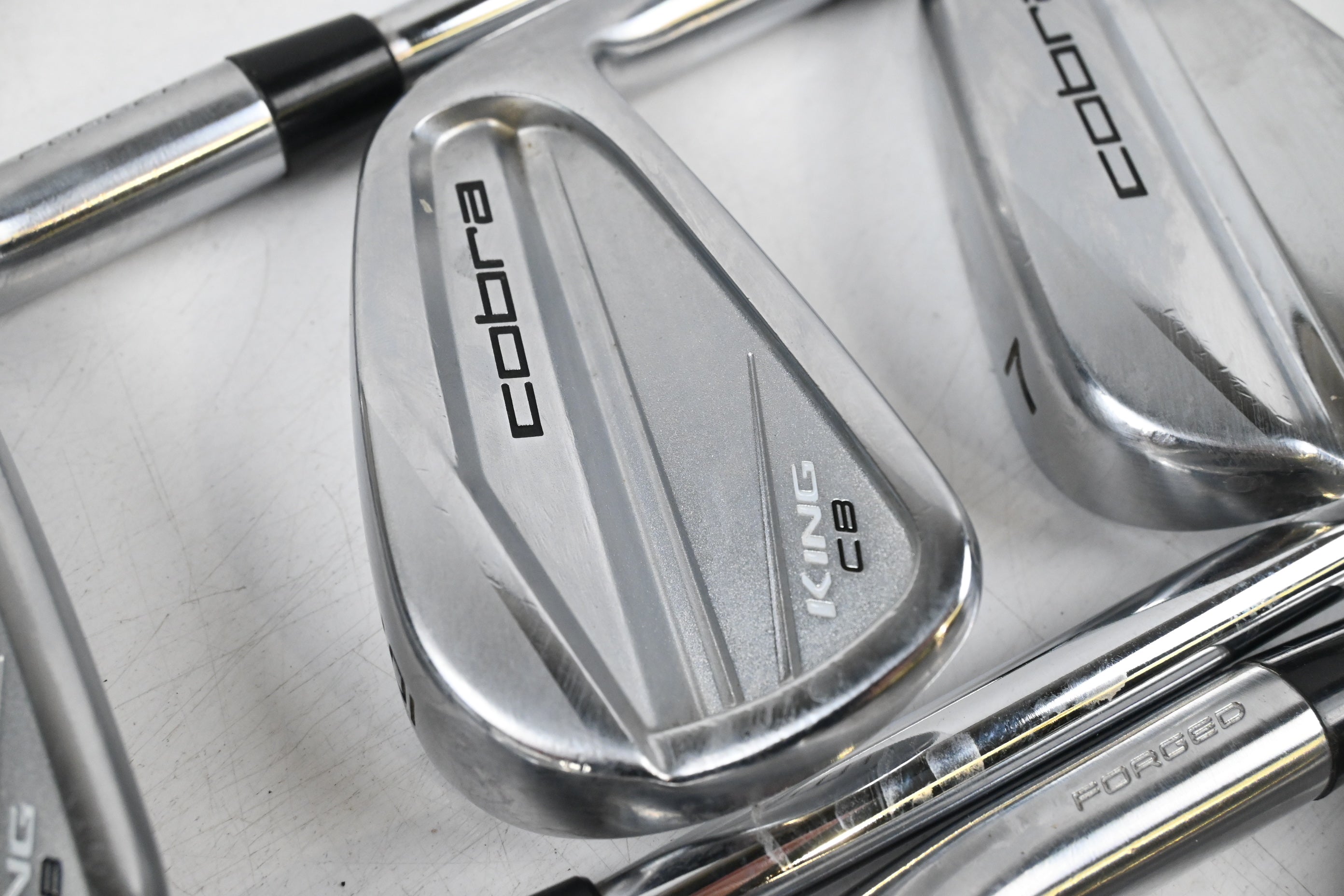 Cobra King MB/CB Combo Irons / 5-PW / Stiff Flex KBS Tour 120 Shafts