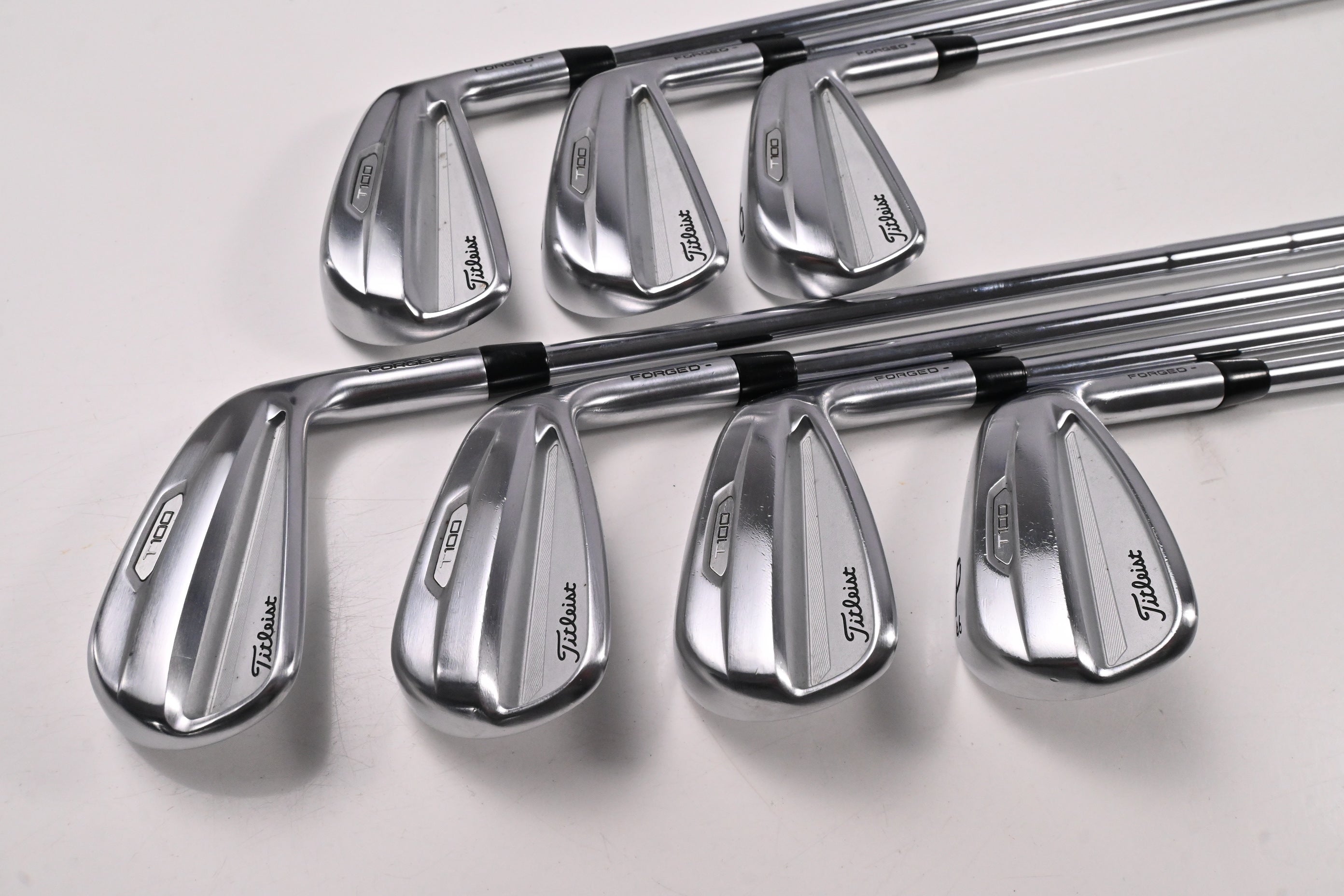 Titleist T100 2021 Irons / 4-PW / Stiff Flex True Temper AMT Tour White S300