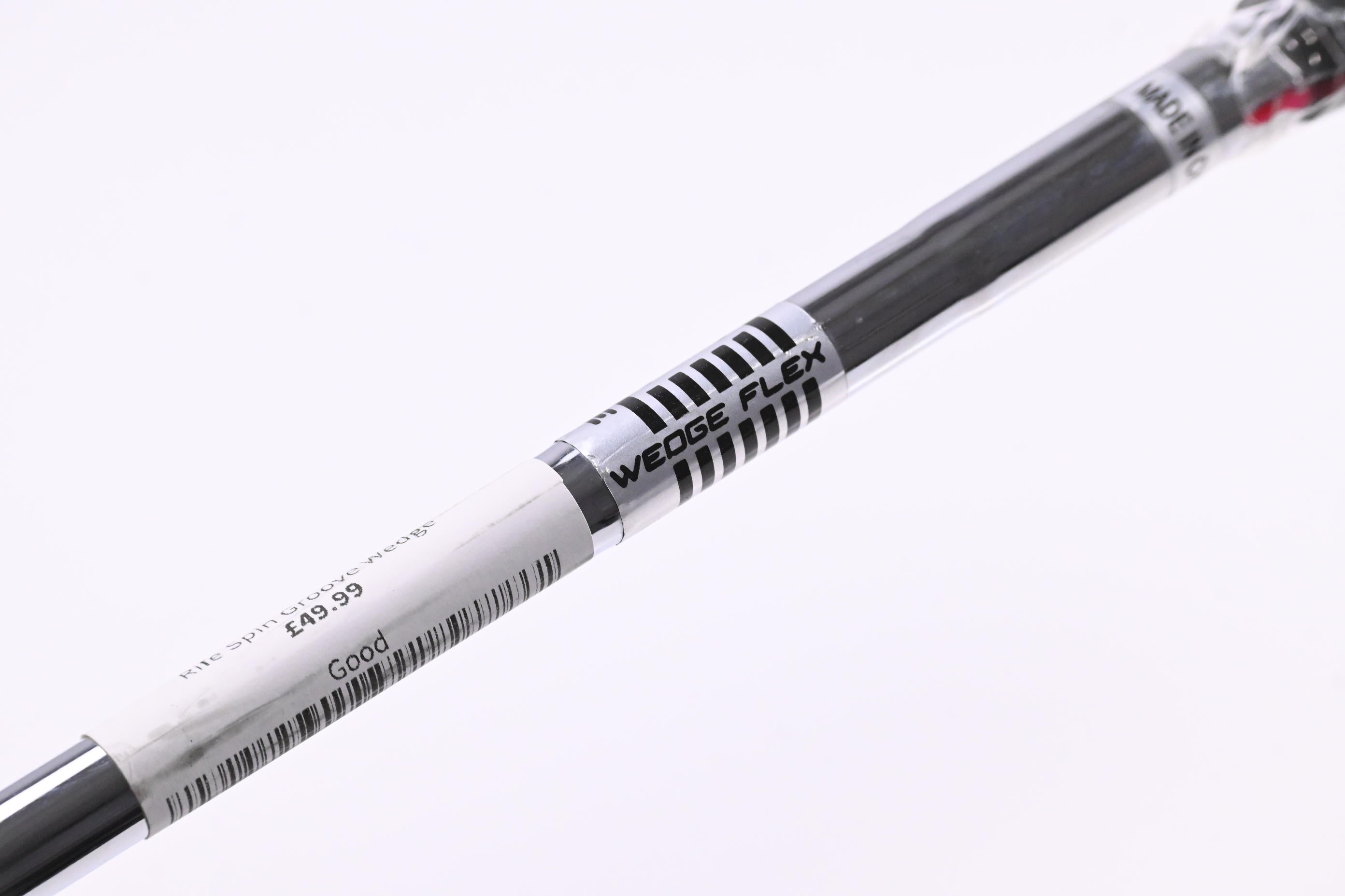 Rife Spin Groove Sand Wedge / 56 Degree / Wedge Flex Rife Steel Shaft