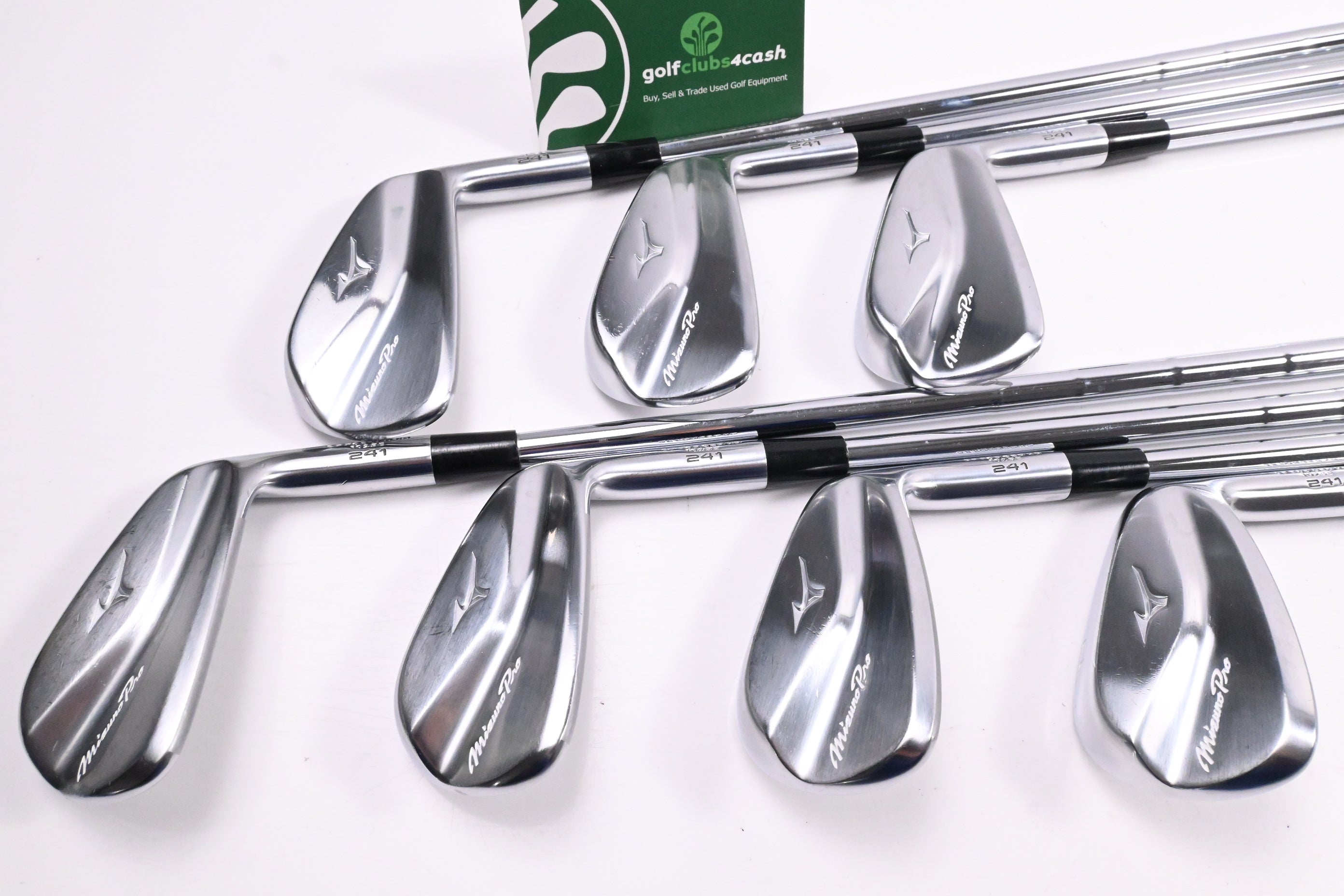 Mizuno Pro 241 Irons / 4-PW / Stiff Flex KBS Tour Shafts