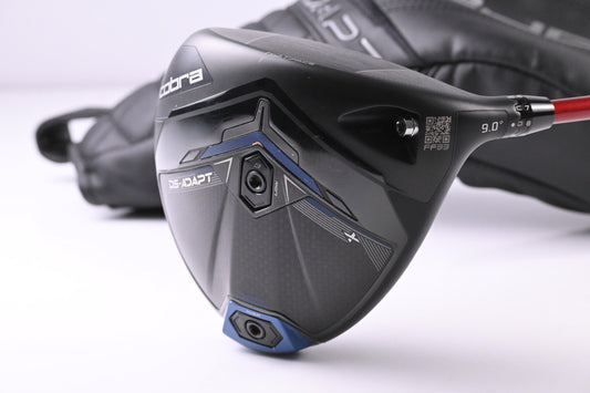 Cobra DS-Adapt X Driver / 9 Degree / Stiff Flex Denali Red 50 Shaft
