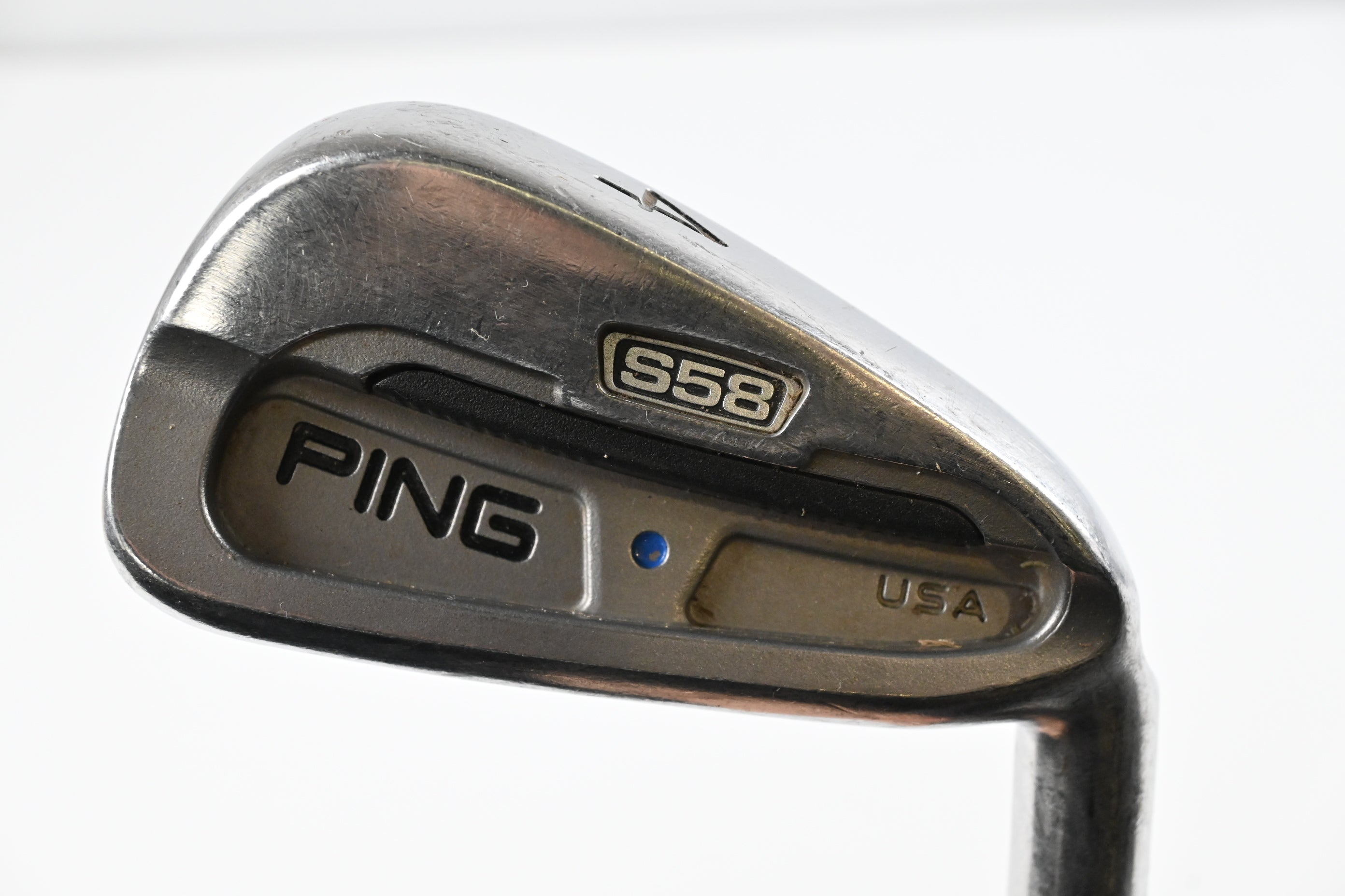 Ping S58 #4 Iron / 24 Degree / Blue Dot / Stiff Flex Dynamic Gold S300 Shaft