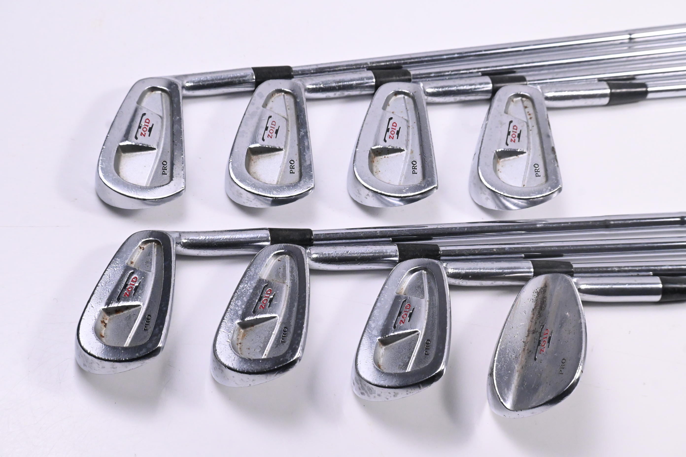 Mizuno T-Zoid Pro Irons / 4-PW+SW / X-Flex Steel Shafts