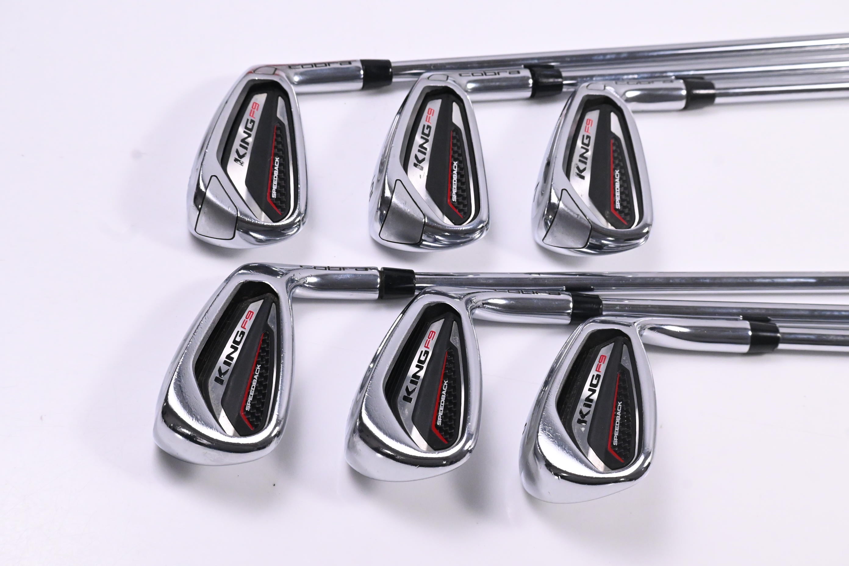 Cobra King F9 Irons / 5-PW / Regular Flex Cobra Steel Shafts
