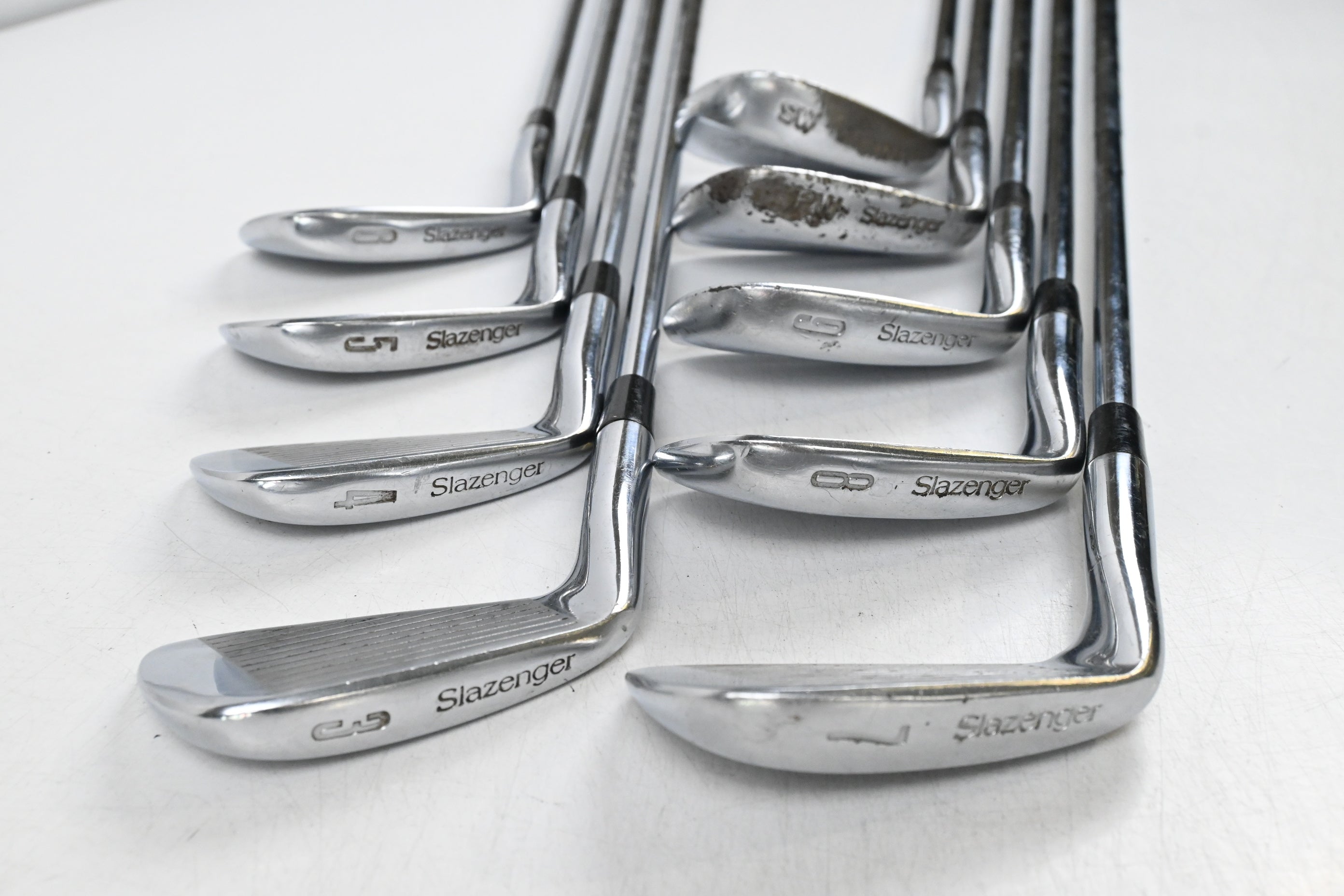 Slazenger Irons / 3-PW+SW / Stiff Flex Dynamic Gold Shafts