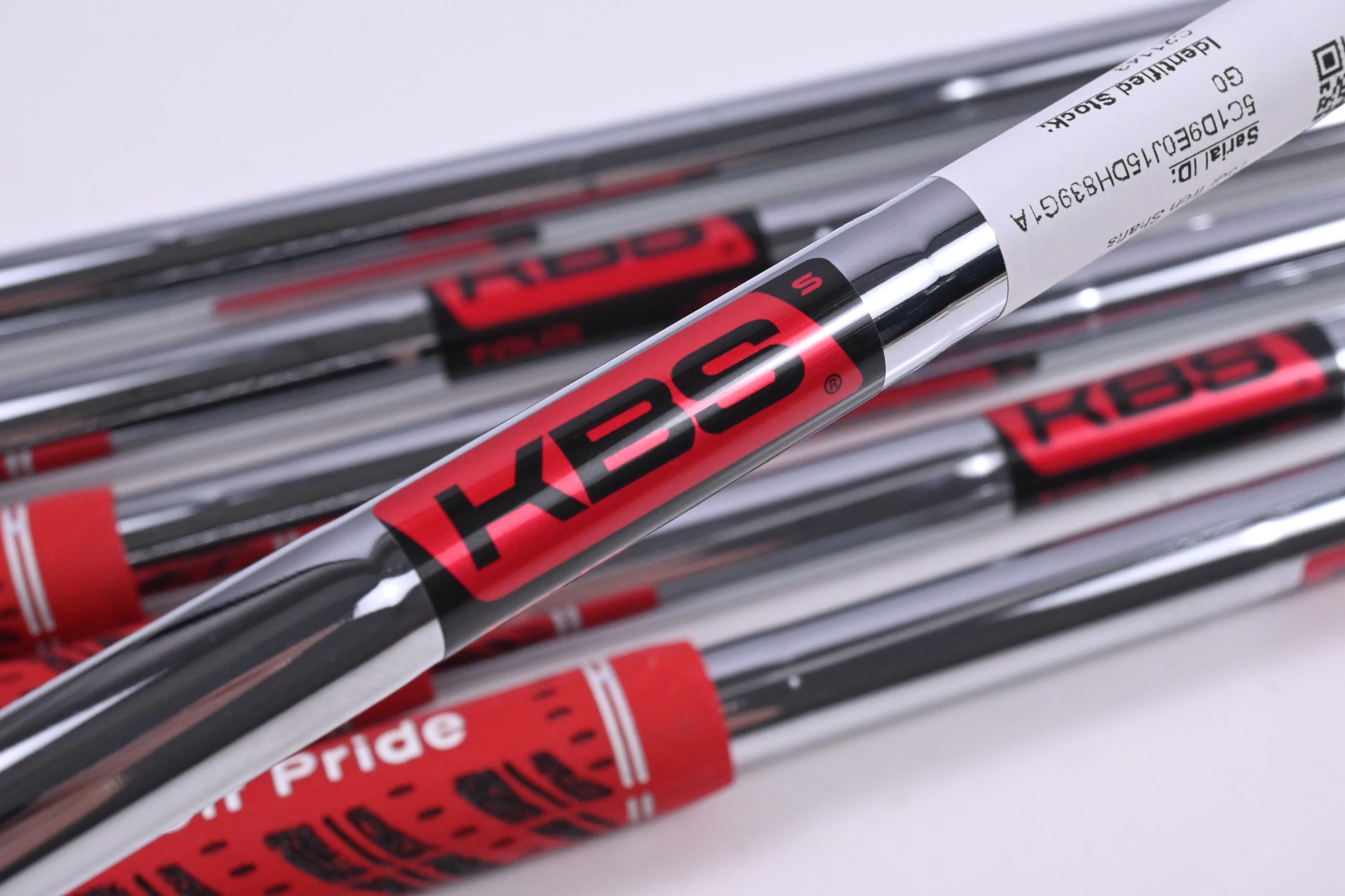 KBS Tour 120 Iron Shafts / Stiff Flex / Set of 6 / .355" Taper Tips