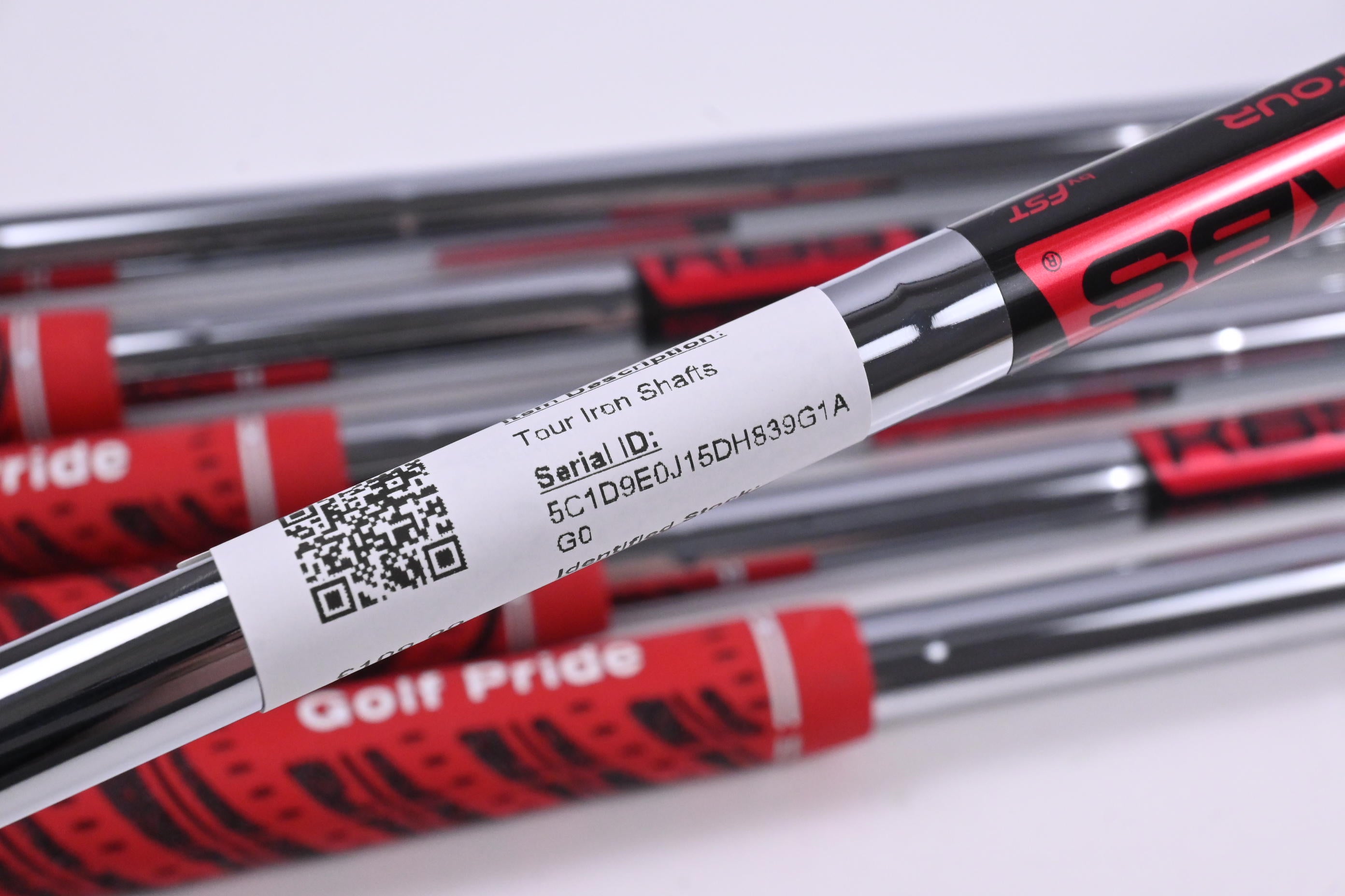 KBS Tour 120 Iron Shafts / Stiff Flex / Set of 6 / .355" Taper Tips