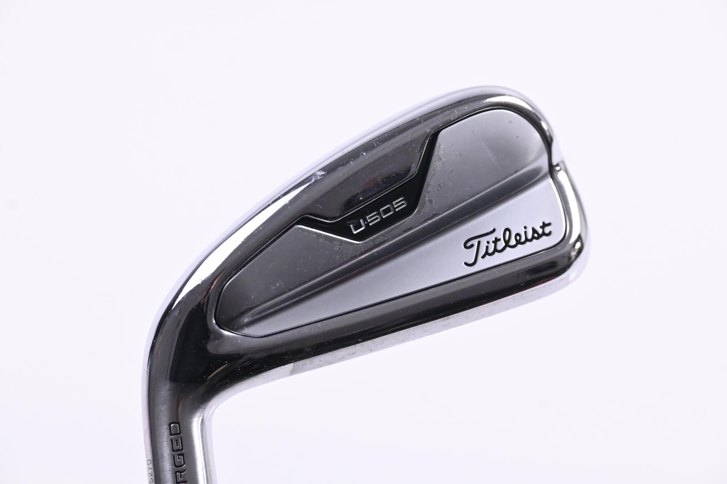 Left Hand Titleist U505 #4 Iron / 22 Degree / Regular Flex HZRDUS Smoke RDX