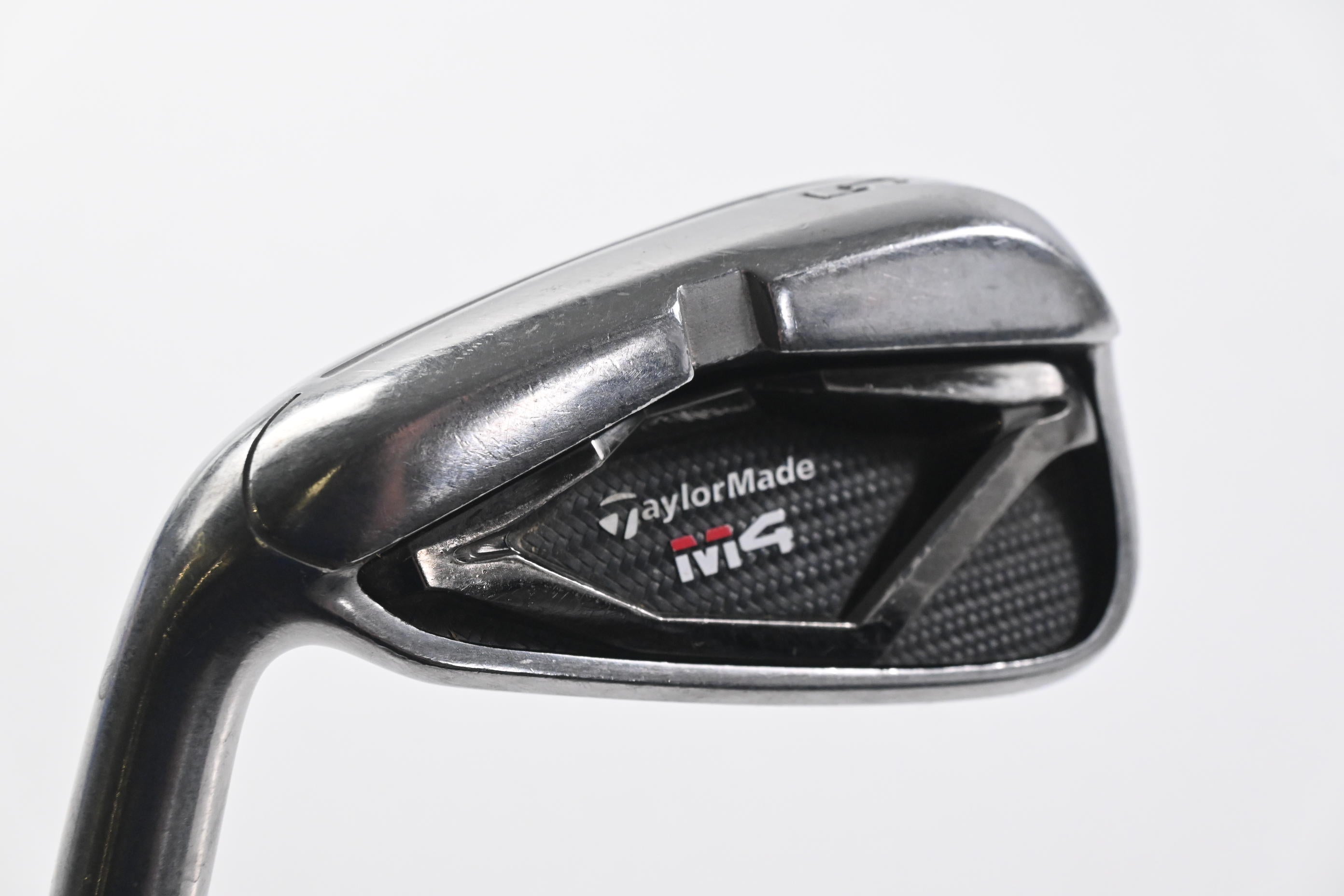 Left Hand Taylormade M4 #5 Iron / 21.5 Degree / Regular Flex Fujikura Atmos Red