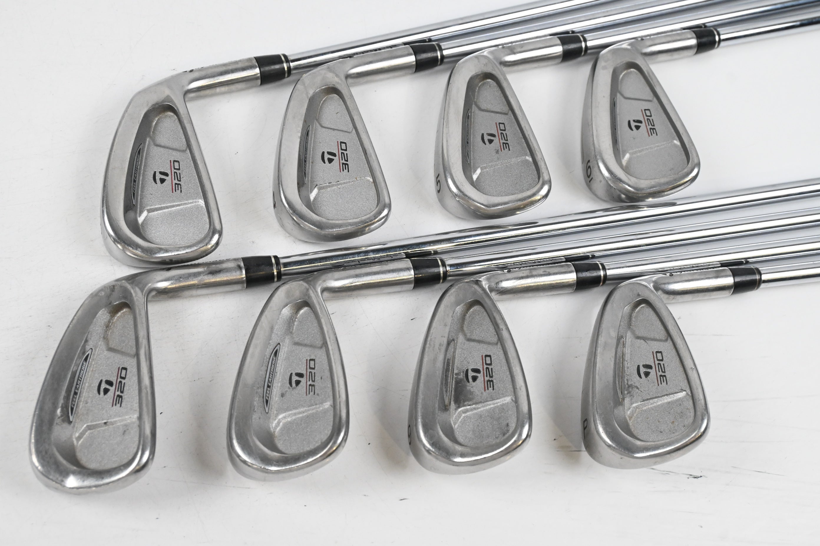 Taylormade 320 Steel Irons / 3-PW / Regular Flex Taylormade Rifle Flighted