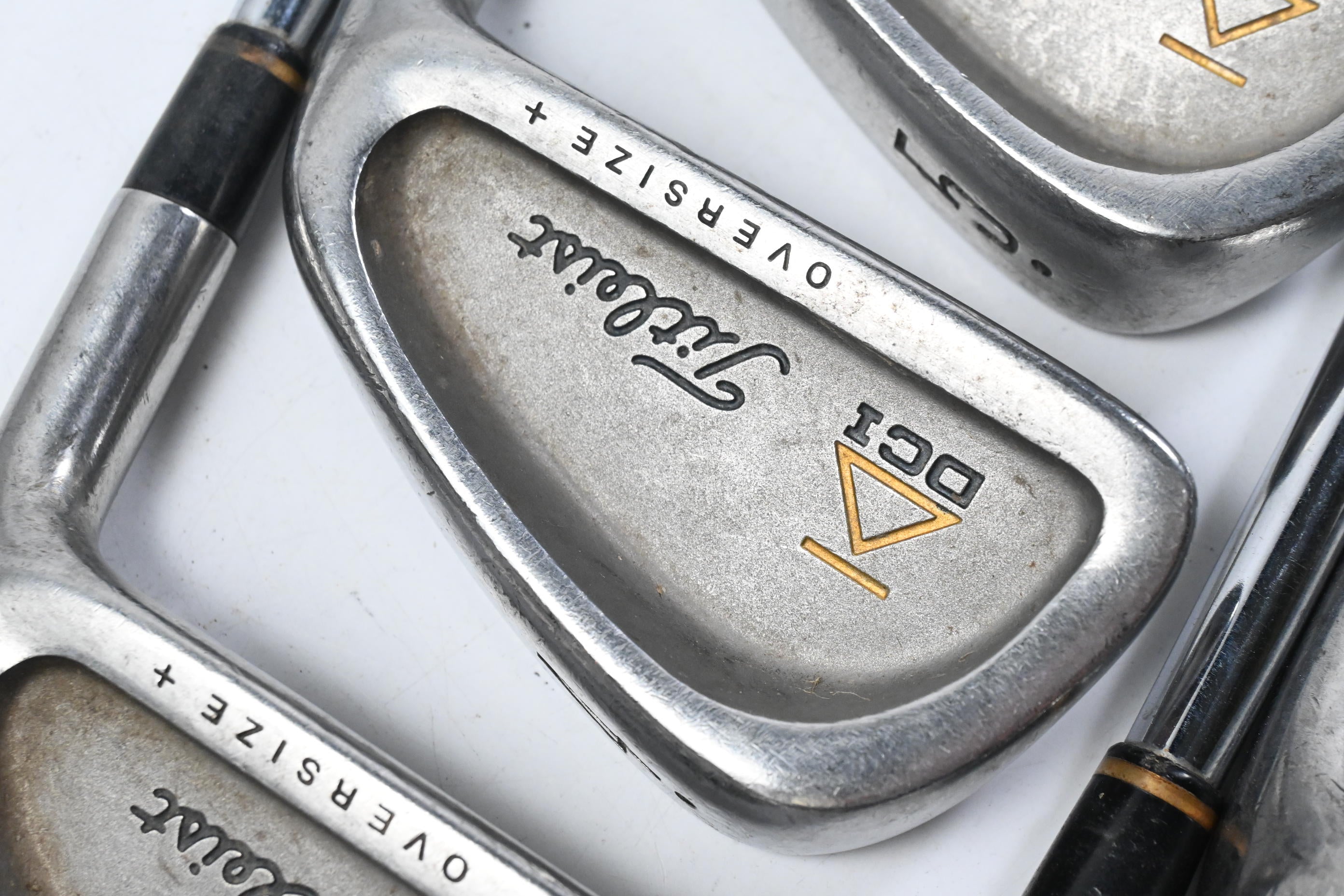 Titleist DCI Oversize+ Gold Irons / 3-PW / Regular Flex Titleist Tri-Spec Shafts