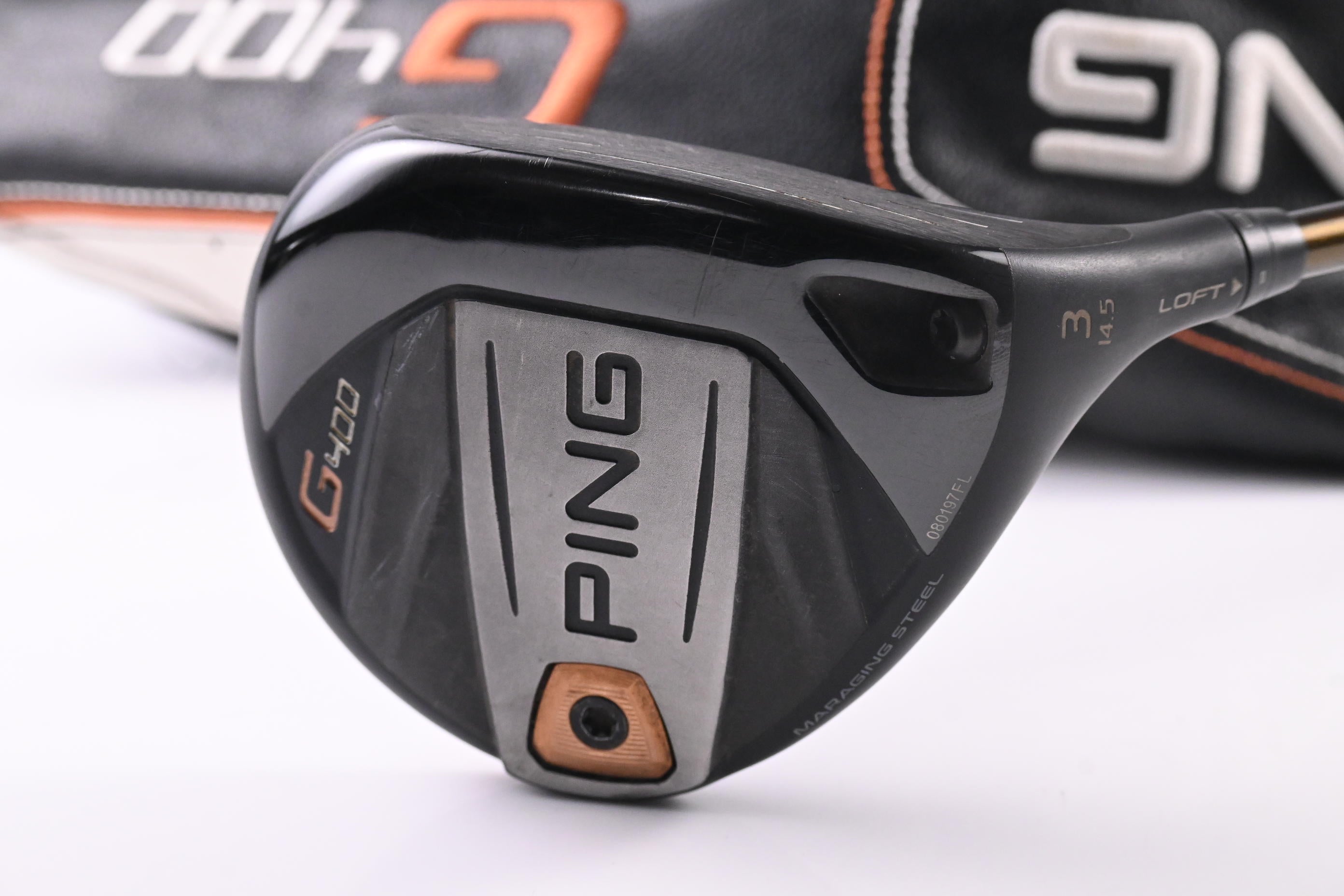 Ping G400 #3 Wood / 14.5 Degree / Stiff Flex Ping Alta CB 70 Shaft