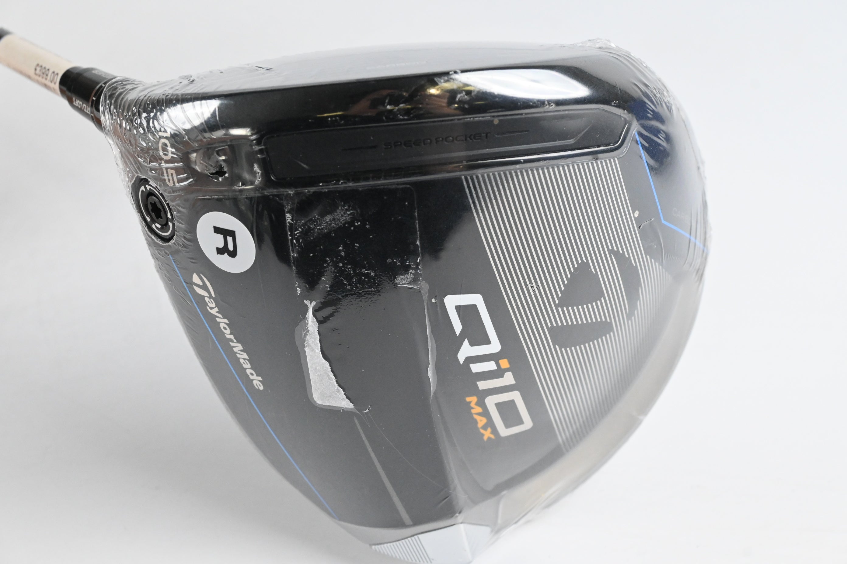 Left Hand Taylormade Qi10 Max Driver / 10.5 Degree / Senior Flex Ventus TR Blue 5