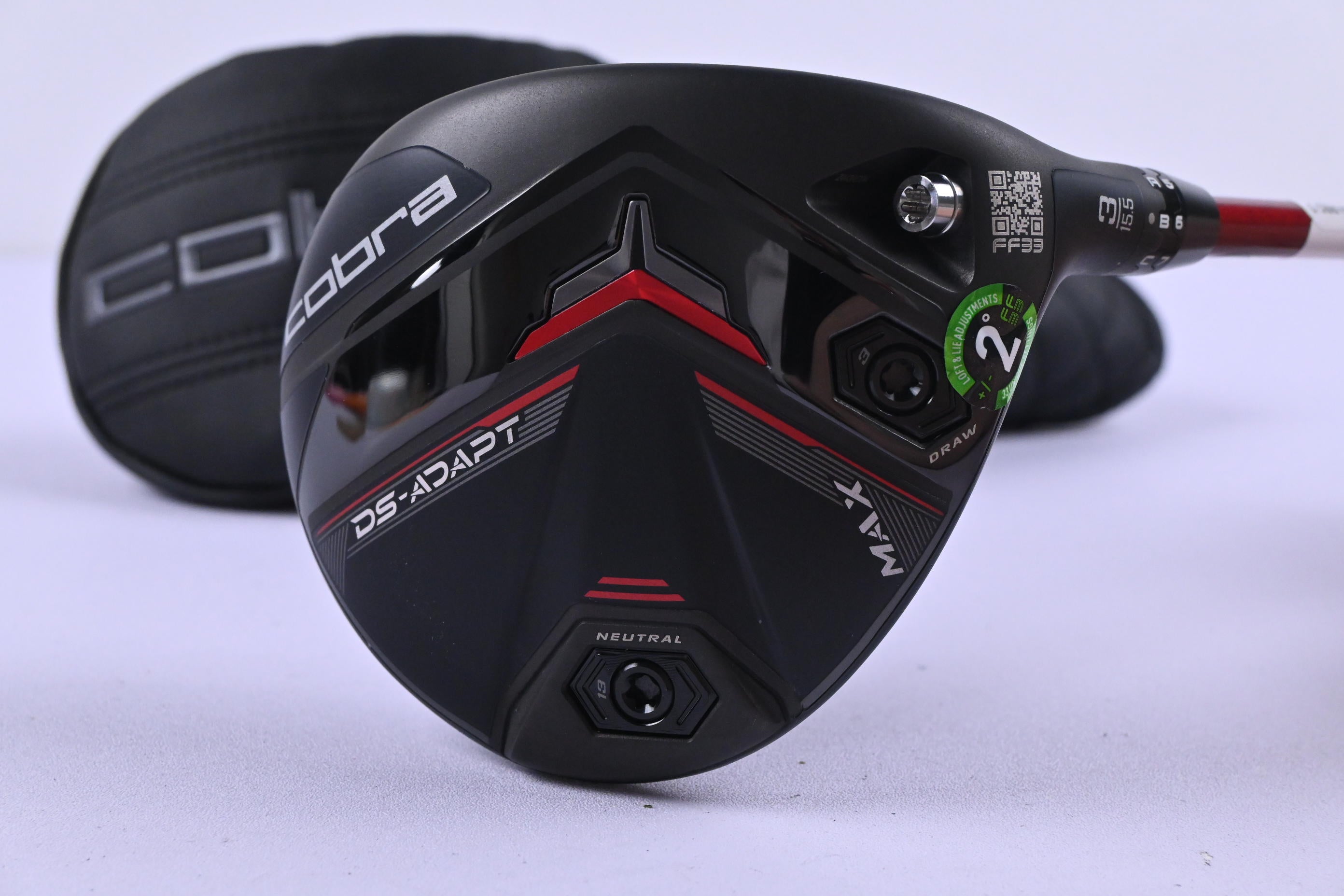 Cobra DS-Adapt Max #3 Wood / 15.5 Degree / Regular Flex Denali Red 50 Shaft