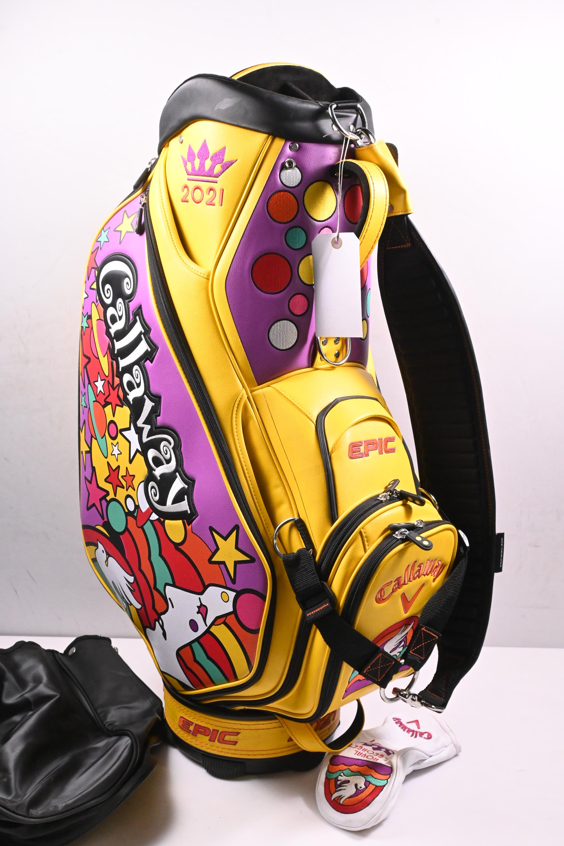 Callaway Epic "The Open" 2021 Tour Bag / 6-Way Divider / Yellow, Purple