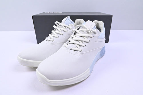 Ladies Ecco S-Three Golf Shoes / UK Size 4.5 / White & Light Blue