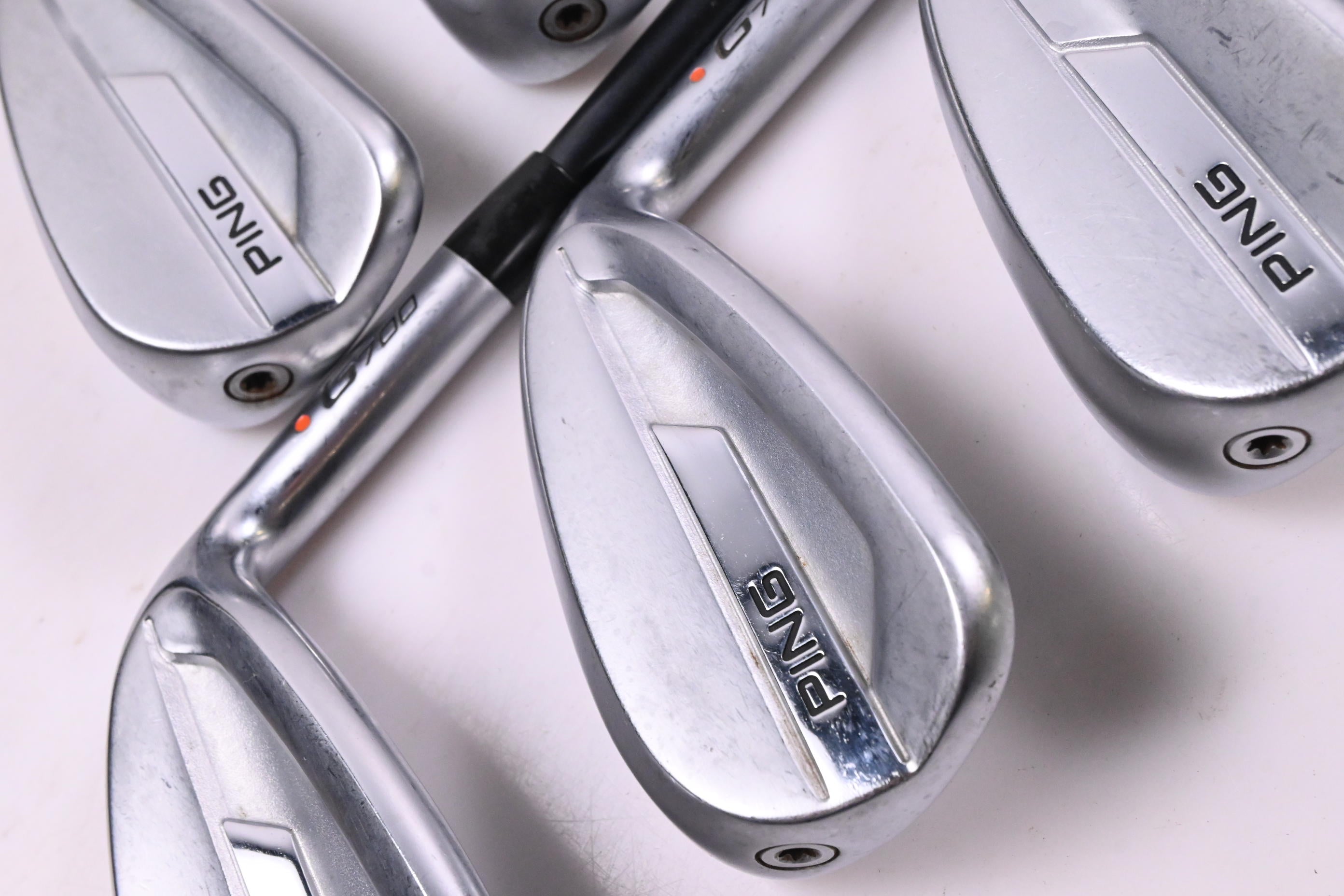 Ping G700 Irons / 6-PW / Orange Dot / Regular Flex Ping Alta CB Red AWT Shafts