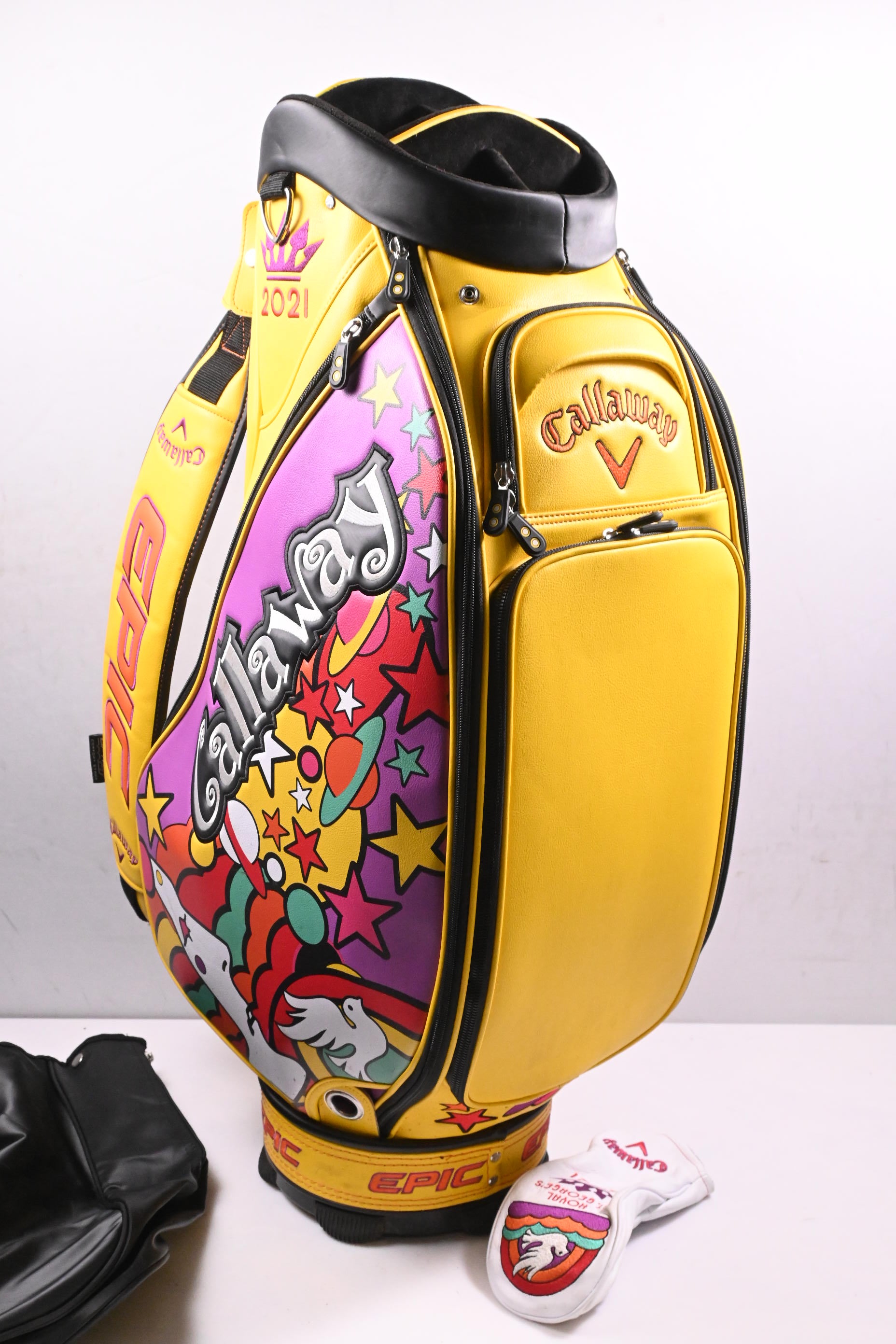 Callaway Epic "The Open" 2021 Tour Bag / 6-Way Divider / Yellow, Purple