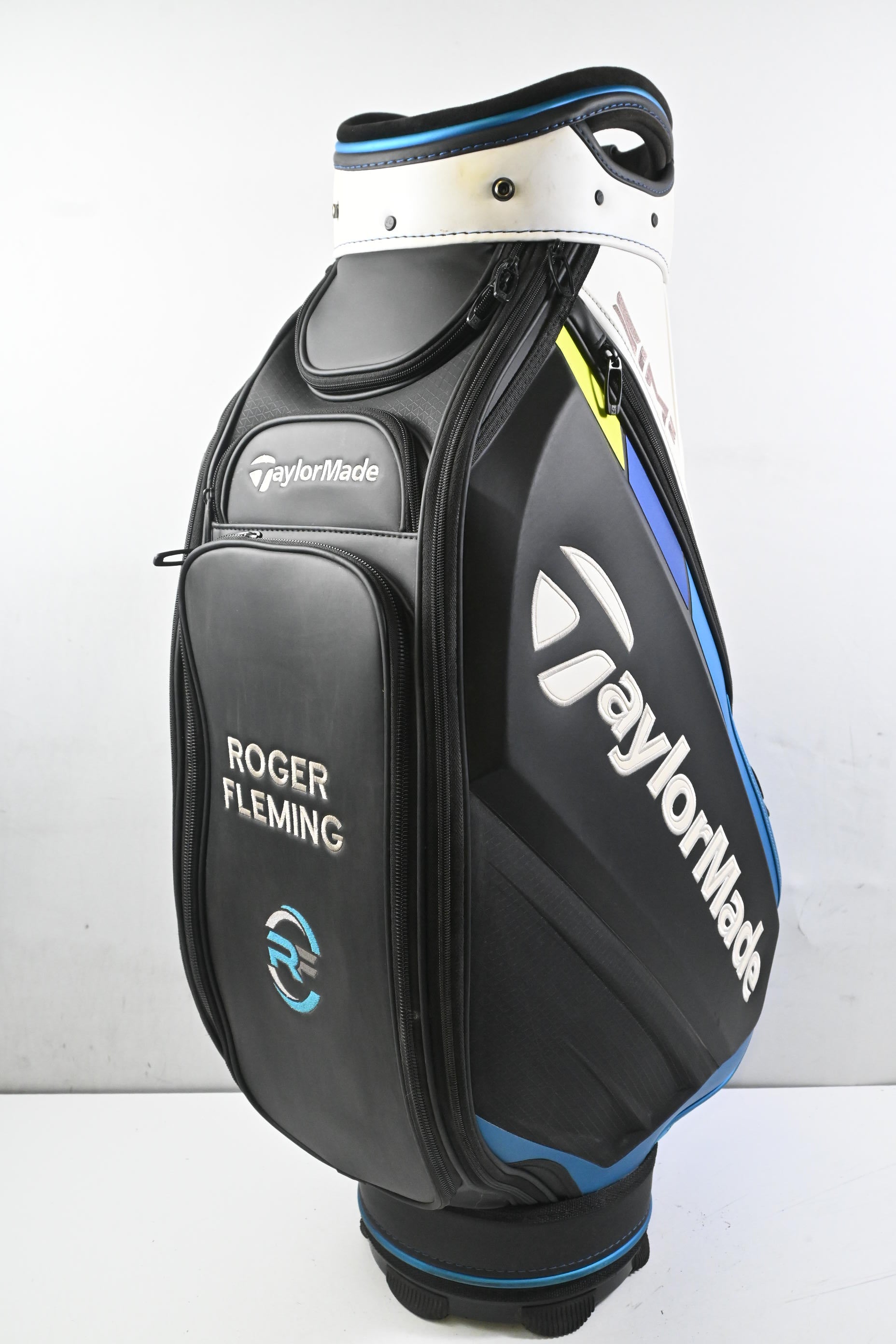 Taylormade Sim2 Tour Bag / 6-Way Divider / White, Black & Blue