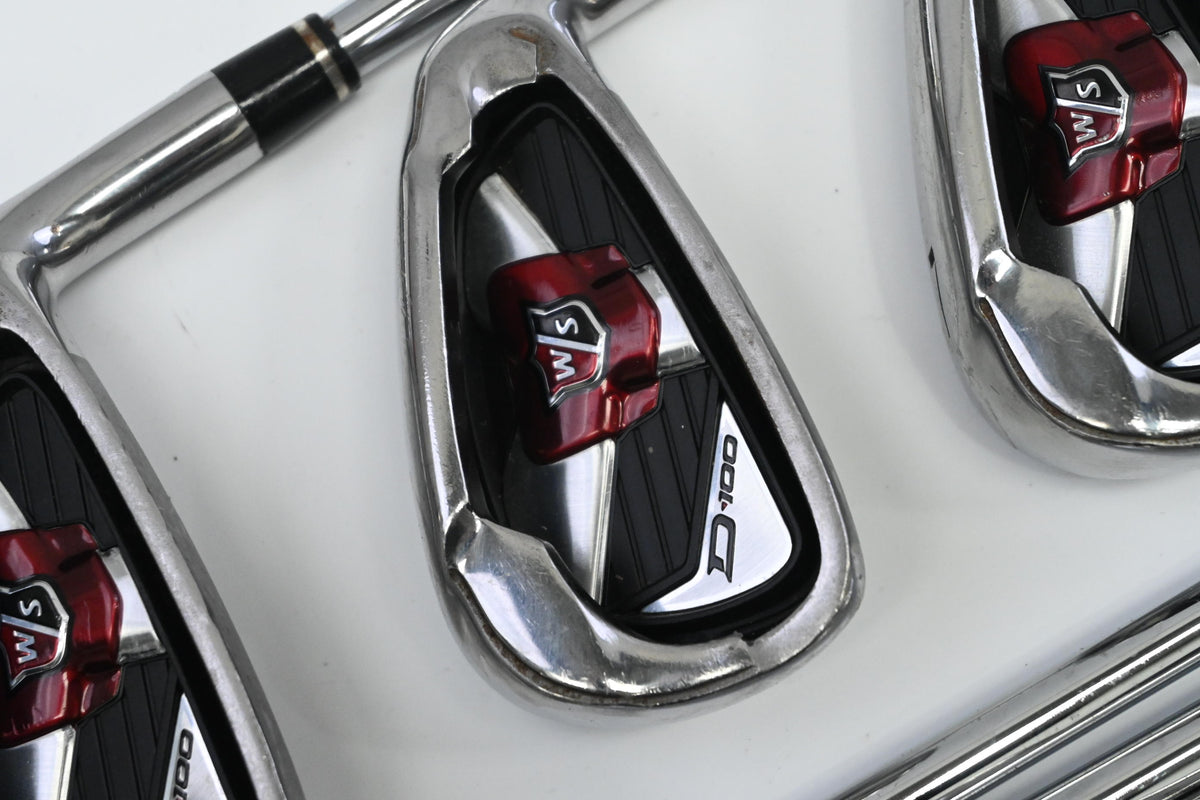 Wilson D100 Irons / 5-PW+SW / Uniflex True Temper Shafts