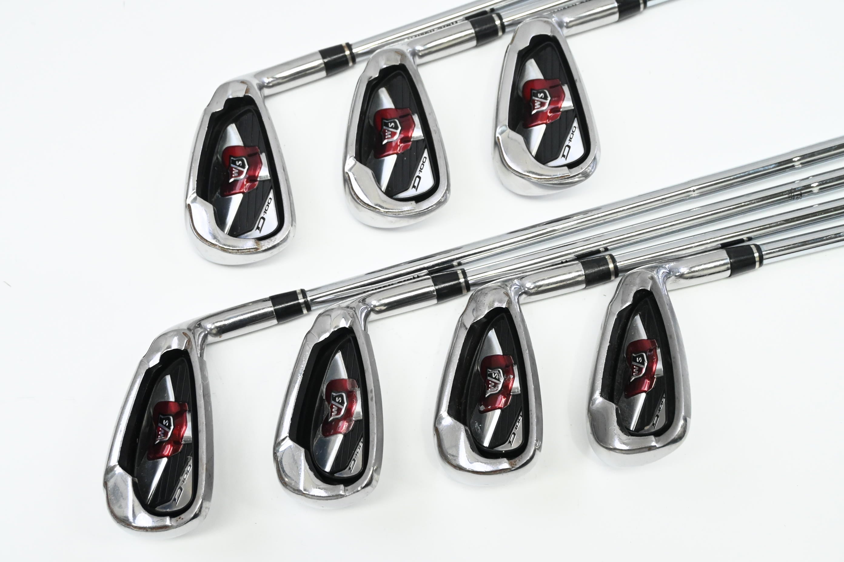 Wilson D100 Irons / 5-PW+SW / Uniflex True Temper Shafts