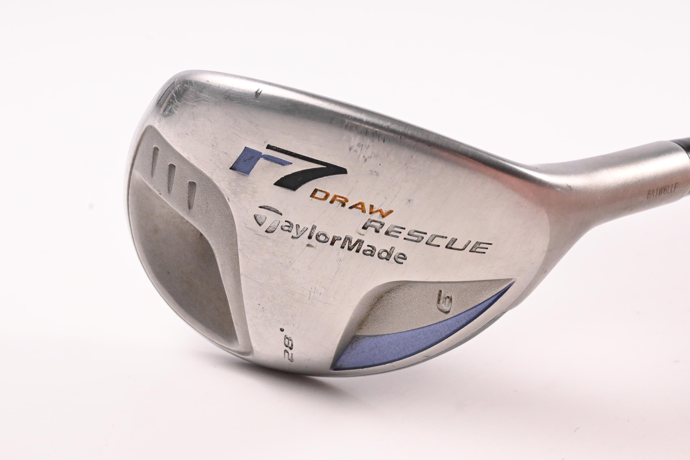 Ladies Taylormade R7 Draw #6 Hybrid / 28 Degree / Ladies Flex Reax 45 Shaft