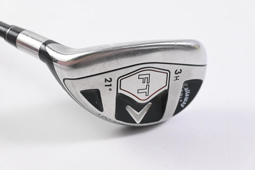 Left Hand Callaway FT #3 Hybrid / 21 Degree / Stiff Flex Fujikura Fit-On Shaft