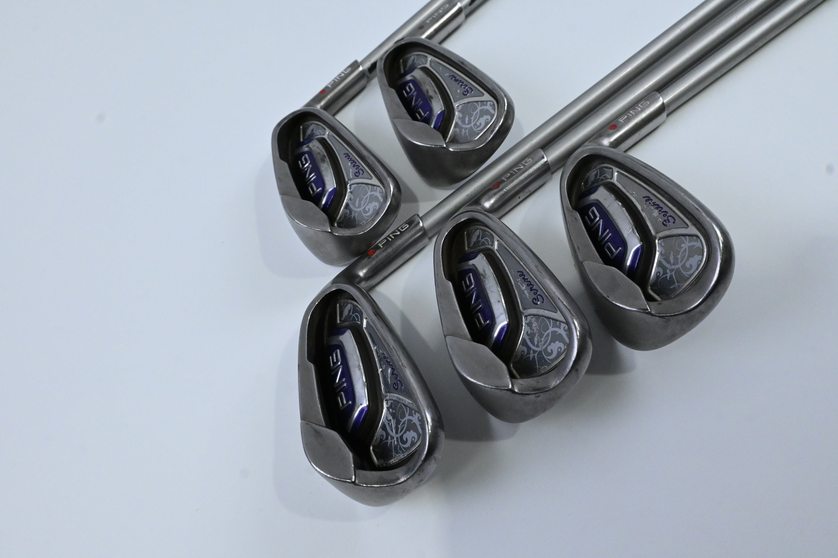 Ladies Ping Serene Irons / 7-PW+SW / Red Dot / Ladies Flex Ping ULT 210 Shafts