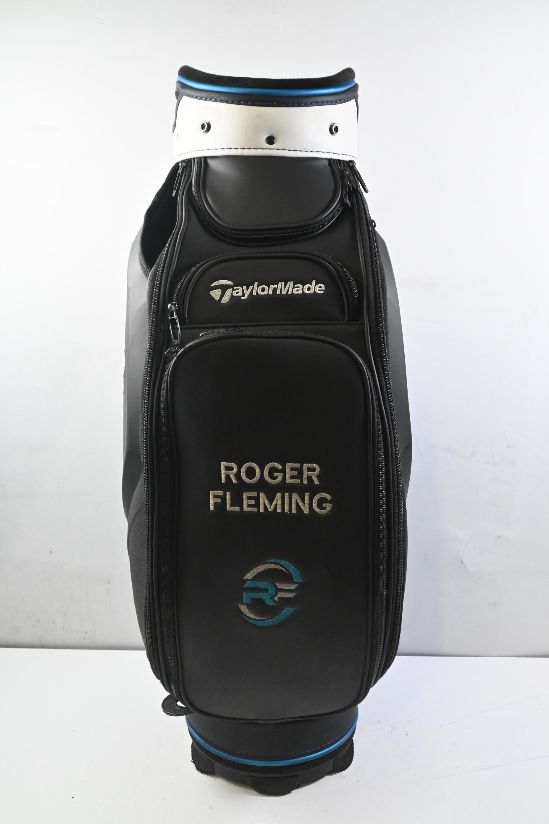 Taylormade Sim2 Tour Bag / 6-Way Divider / White, Black & Blue