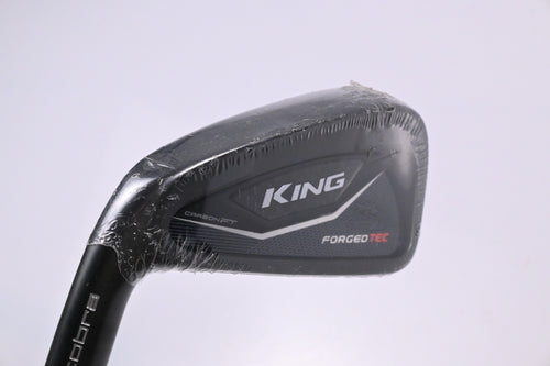 Left Hand Cobra King Forged Tec Black #4 Iron / 21 Degree / Stiff Flex KBS