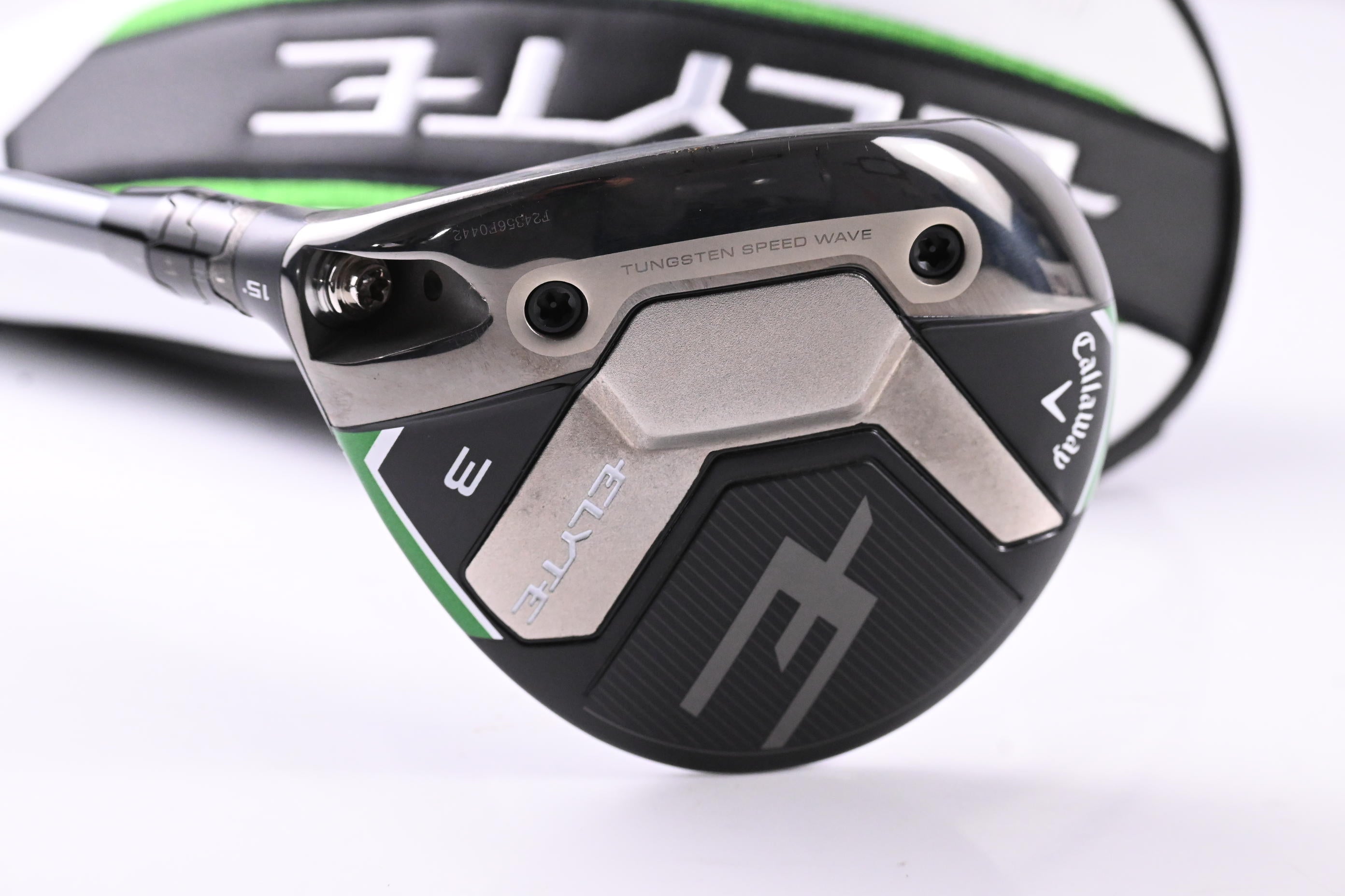 Left Hand Callaway Elyte #3 Wood / 15 Degree / Stiff Flex Denali Charcoal 70