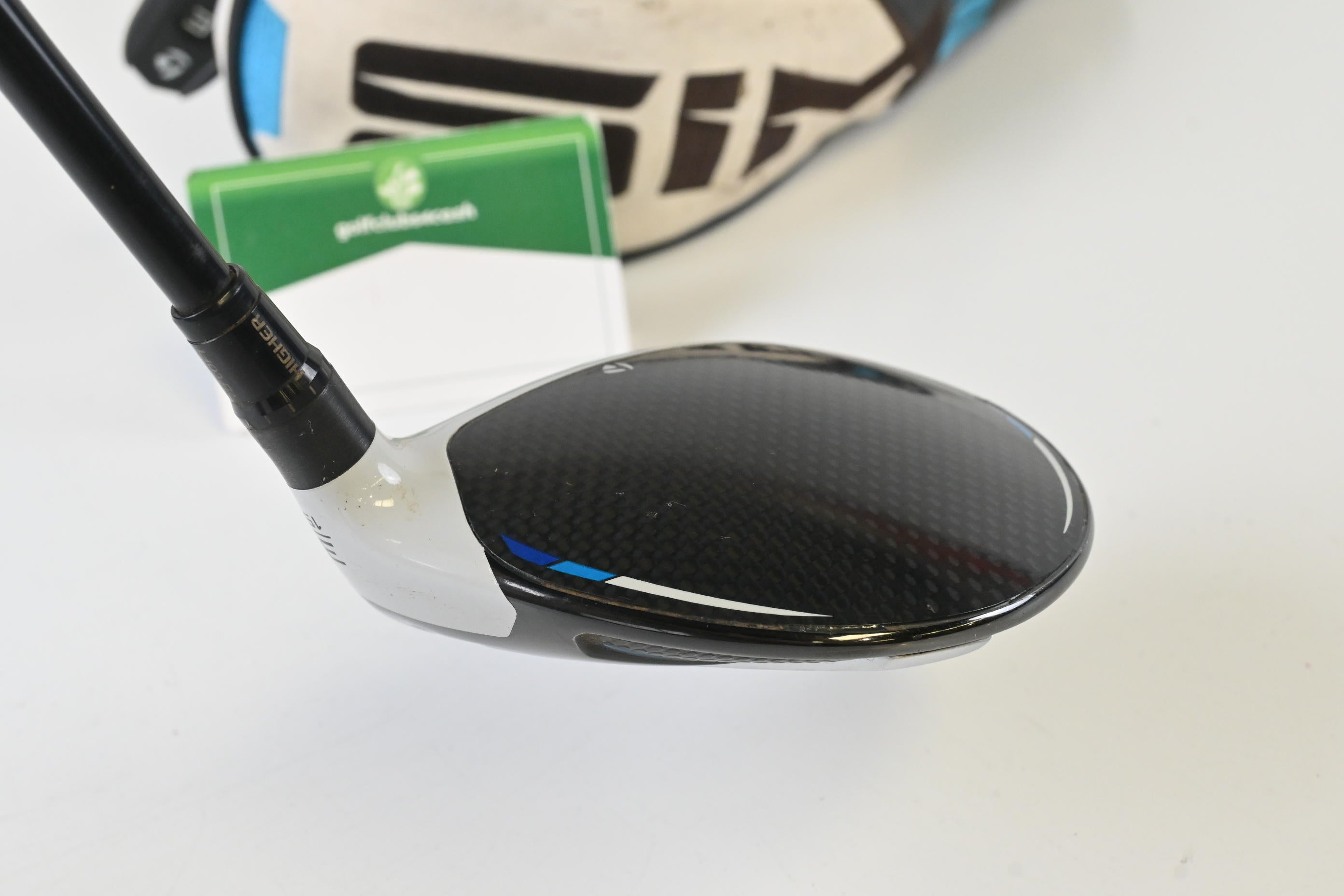 Taylormade SIM2 Ti #3 Wood / 15 Degree / Stiff Flex Tensei AV Raw Blue 65 Shaft