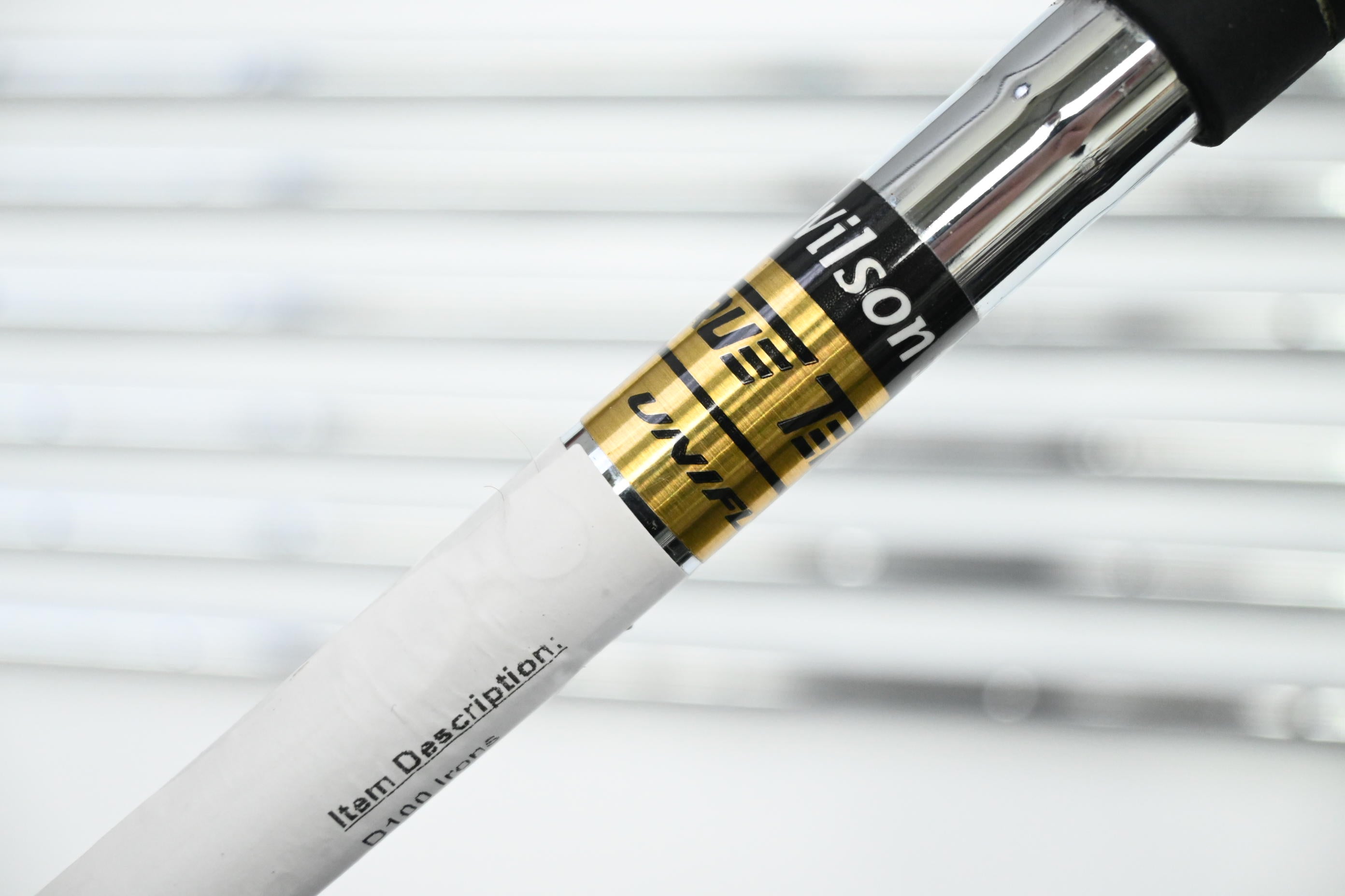 Wilson D100 Irons / 5-PW+SW / Uniflex True Temper Shafts