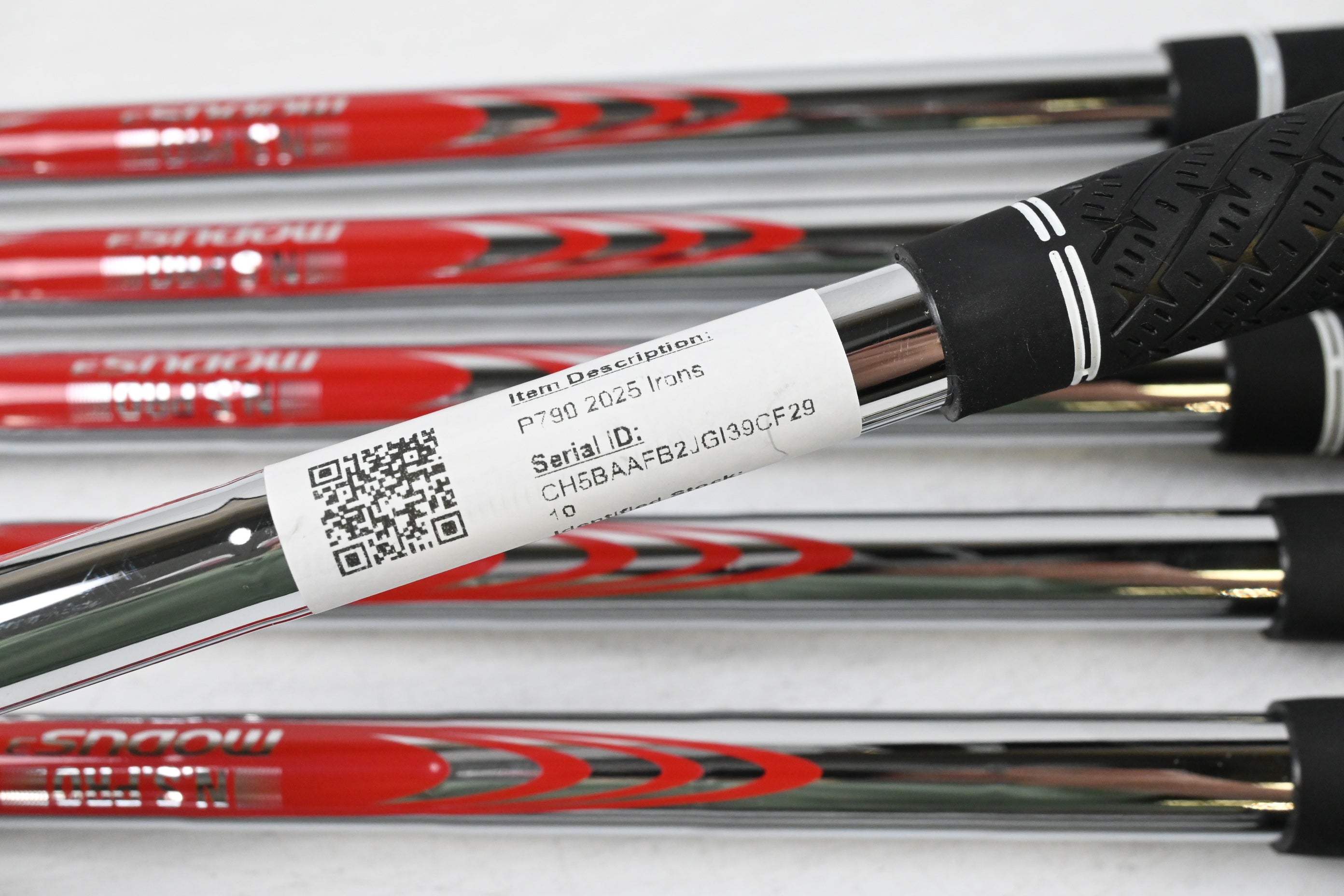 Taylormade P790 2025 Irons / 4-PW / Stiff Flex N.S.Pro Modus 3 Tour 105 Shafts