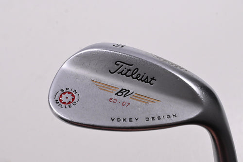 Titleist Vokey Spin Milled 2009 Lob Wedge / 60 Degree / Wedge Flex Titleist Vokey Shaft