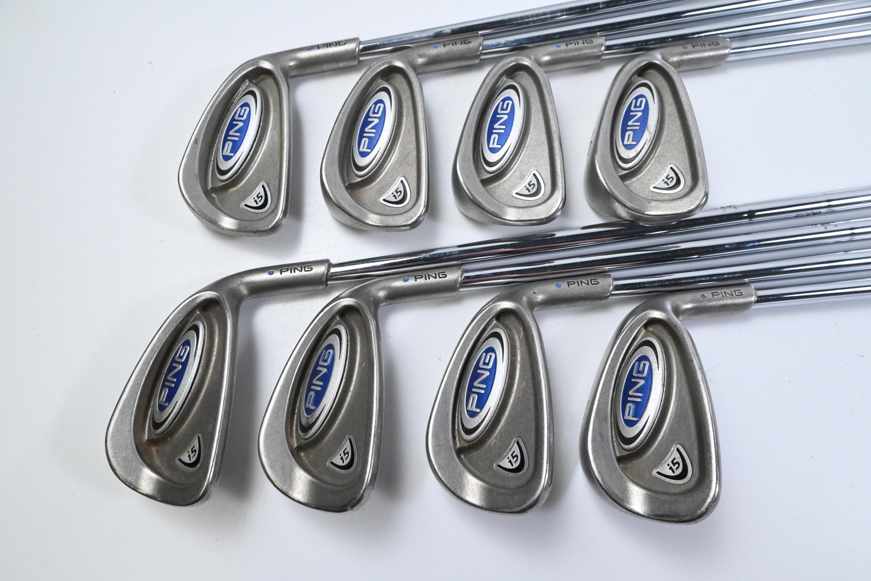 Ping i5 Irons / 3-PW / Blue Dot / Regular Flex Ping Shafts
