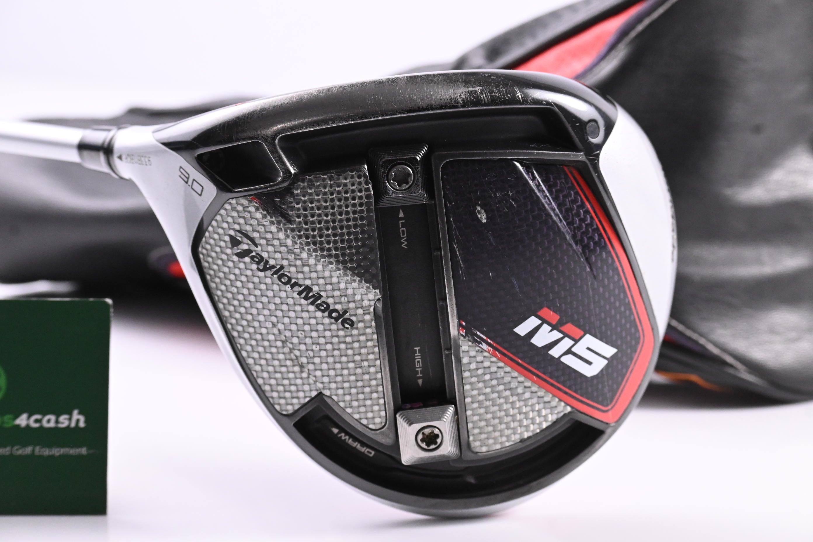 Left Hand Taylormade M5 Driver / 9 Degree / Regular Flex Tensei CK Red 60 Shaft