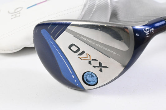Ladies XXIO 13 #6 Hybrid / 28 Degree / Ladies Flex XXIO MP1300 34 Shaft