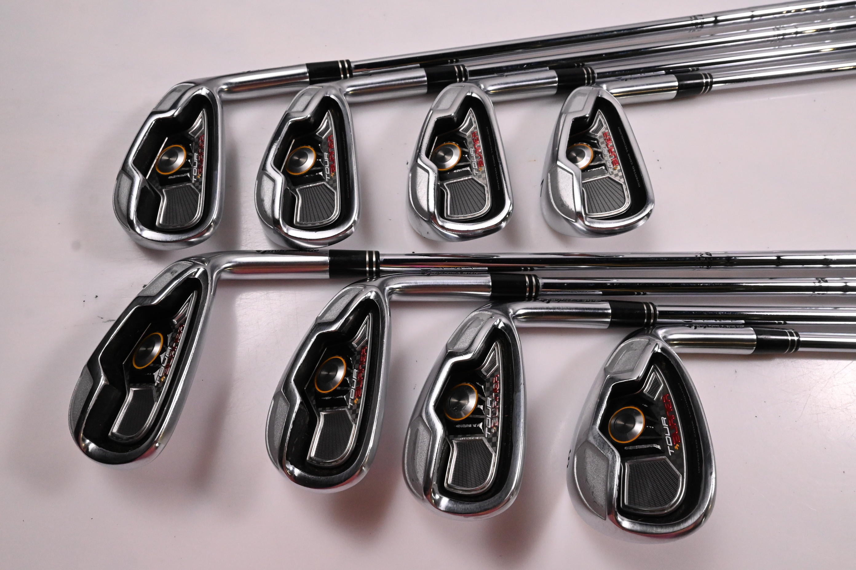 Taylormade Tour Burner Irons / 4-PW+SW / Regular Flex Taylormade 105 Shafts