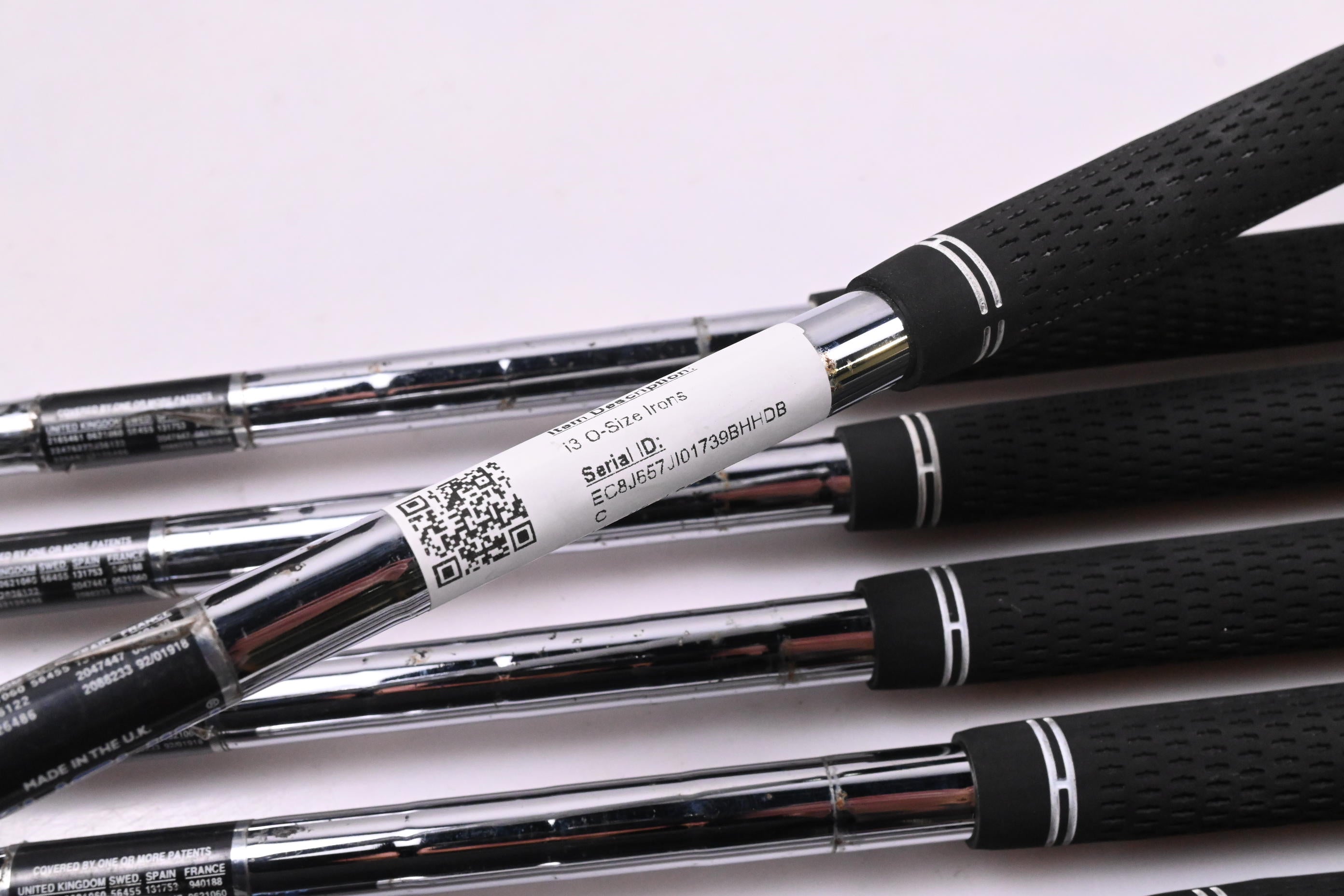 Ping i3 O-Size Irons / 3-PW+SW / Blue Dot / Regular Flex Ping Cushin JZ Shafts