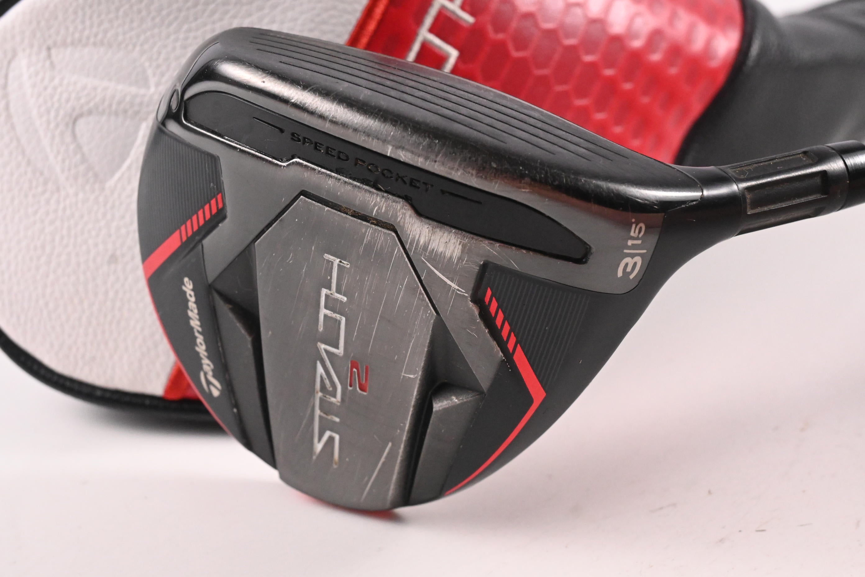 Taylormade Stealth 2 #3 Wood / 15 Degree / Stiff Flex Ventus TR Red 6 Shaft