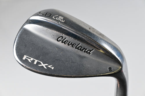 Cleveland RTX-4 Lob Wedge / 58 Degree / Stiff Flex Dynamic Gold S400 Shaft